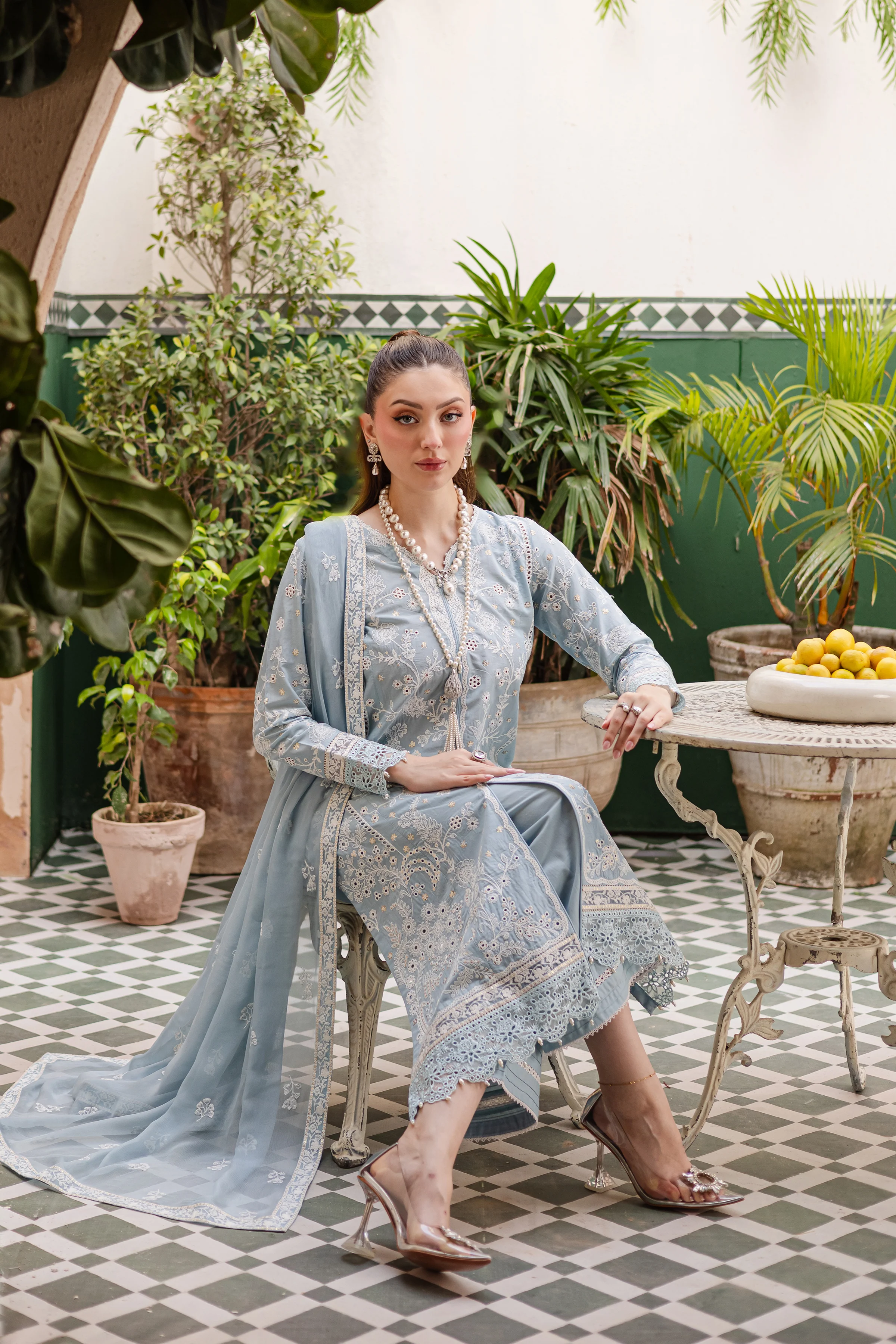 Azeen 3Pc - Festive Eid Pret - Image 4