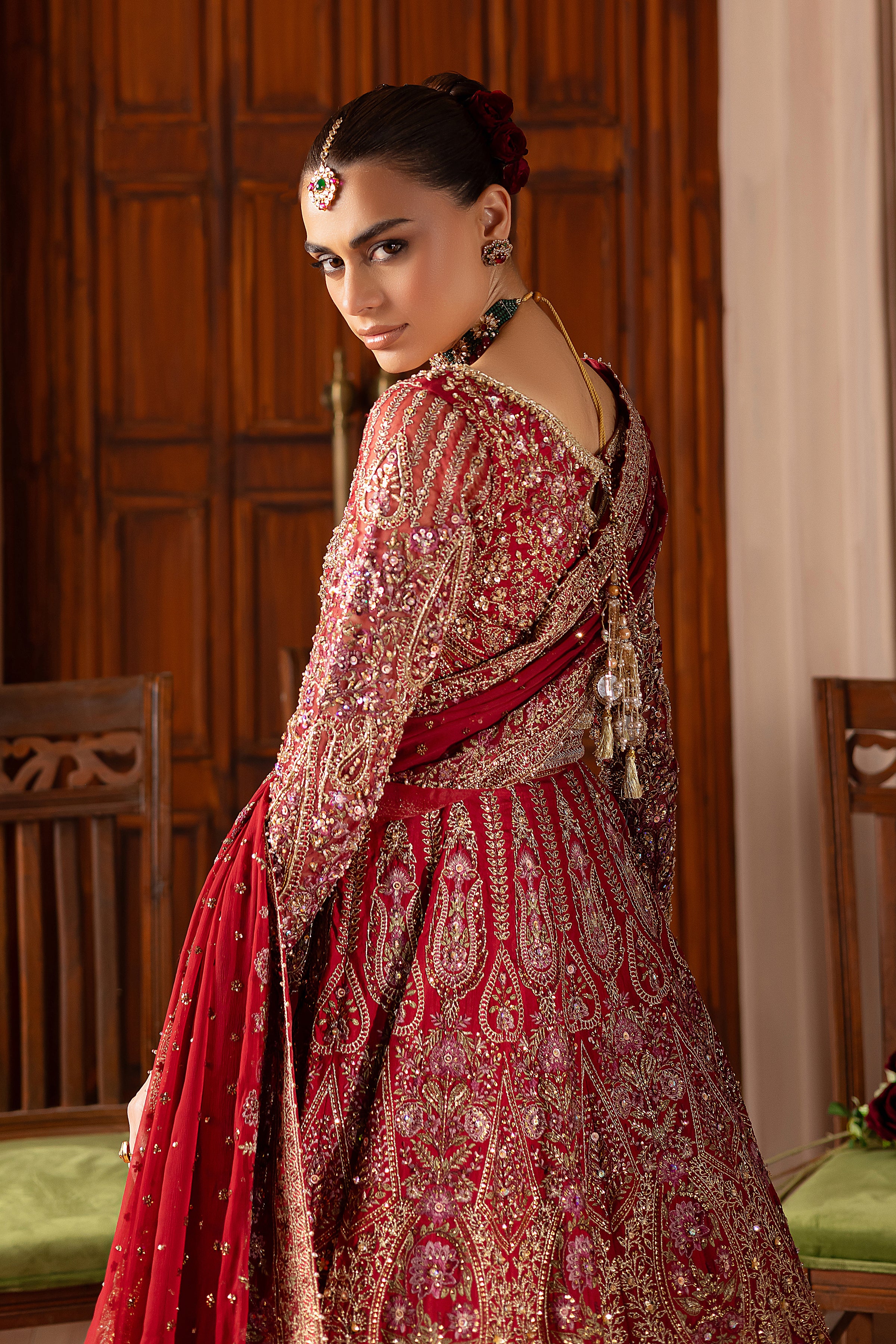Azrina 4Pc - Bridal Dress - Image 5