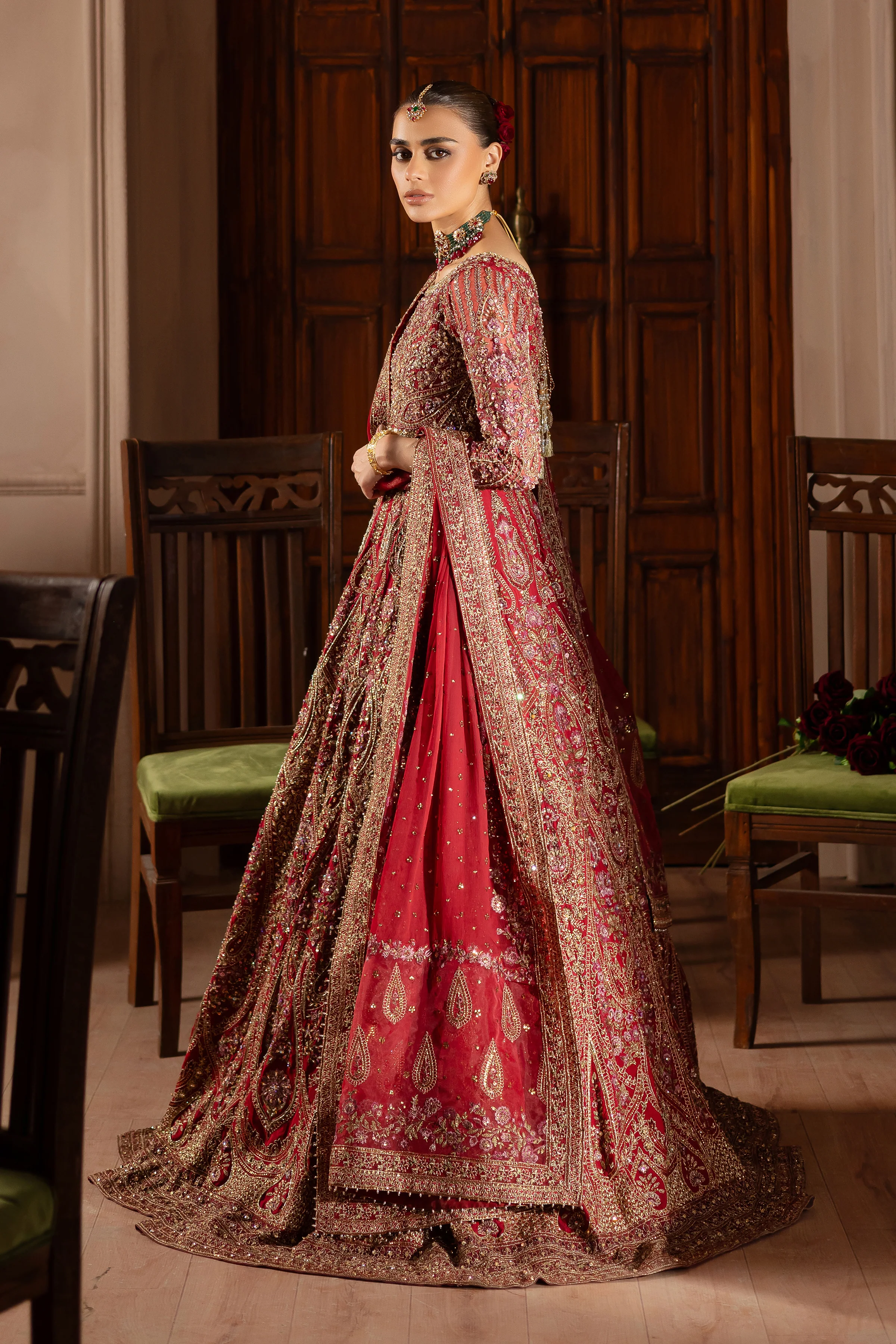 Azrina 4Pc - Bridal Dress - Image 6
