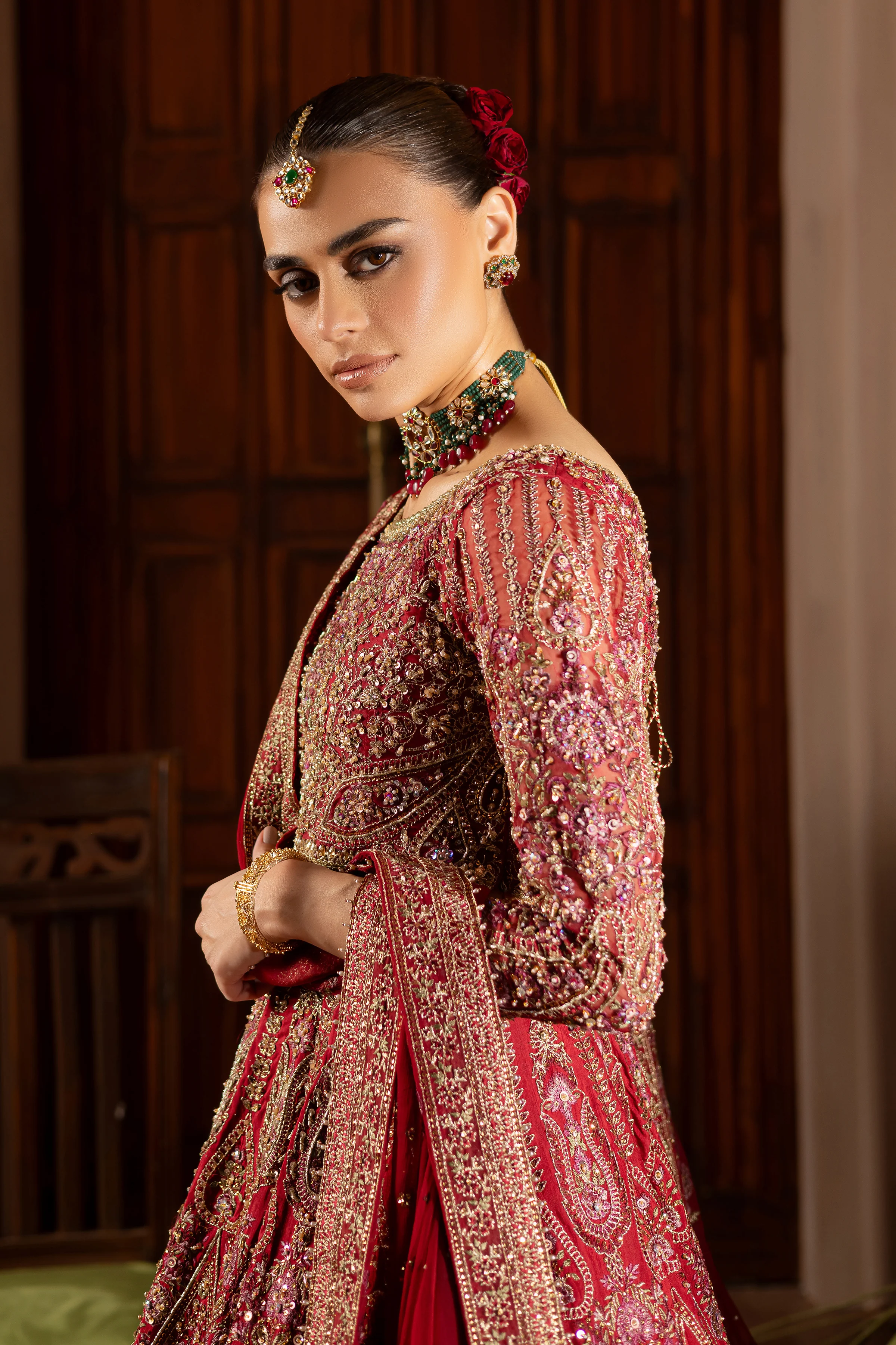 Azrina 4Pc - Bridal Dress - Image 7