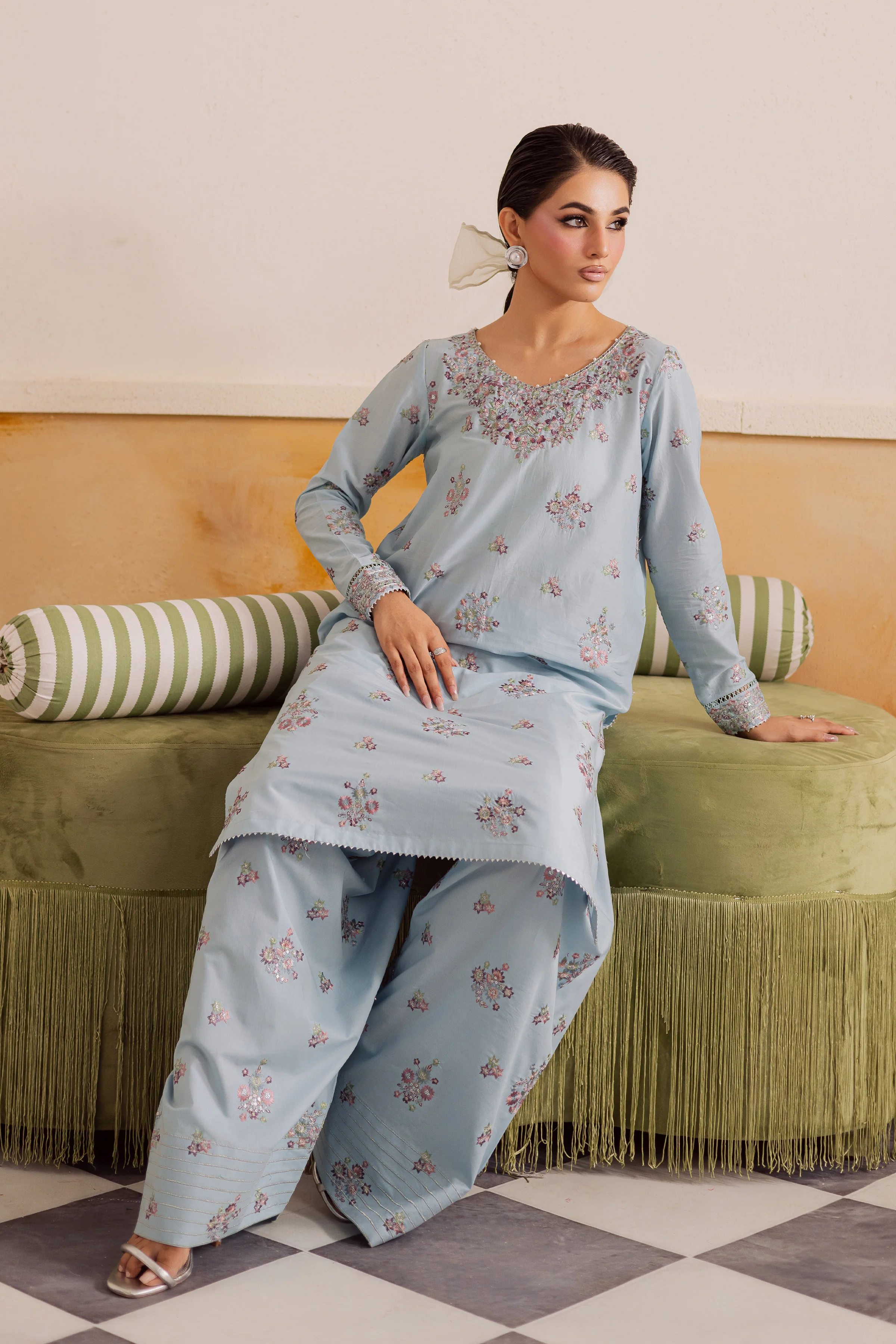 Badal 2Pc - Embroidered Lawn Pret - Image 4