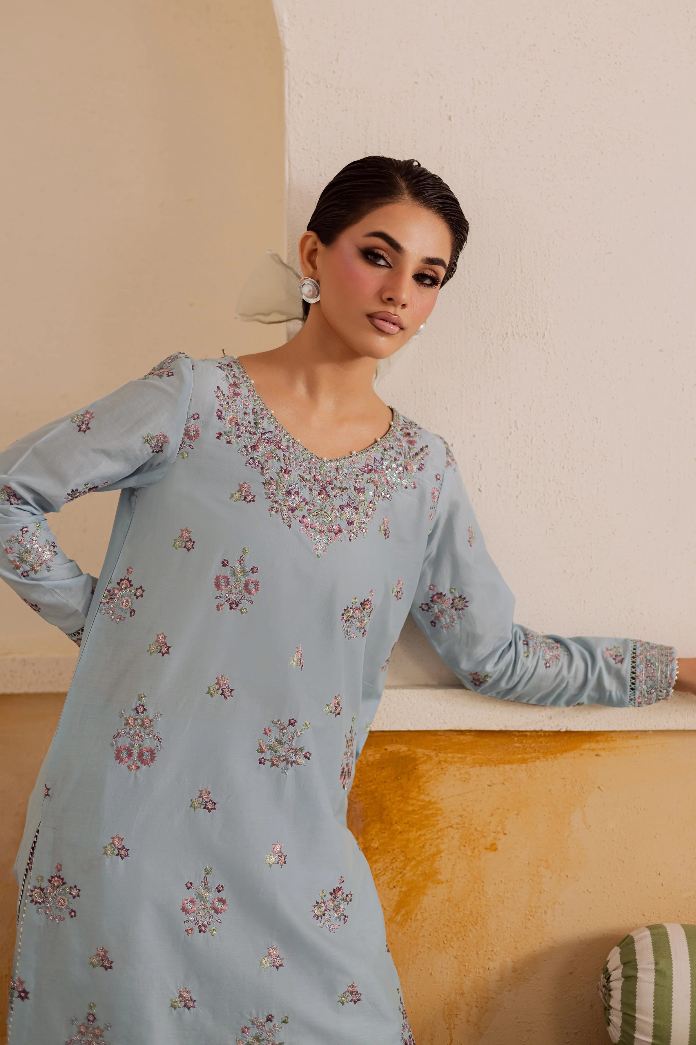 Badal 2Pc - Embroidered Lawn Pret - Image 7
