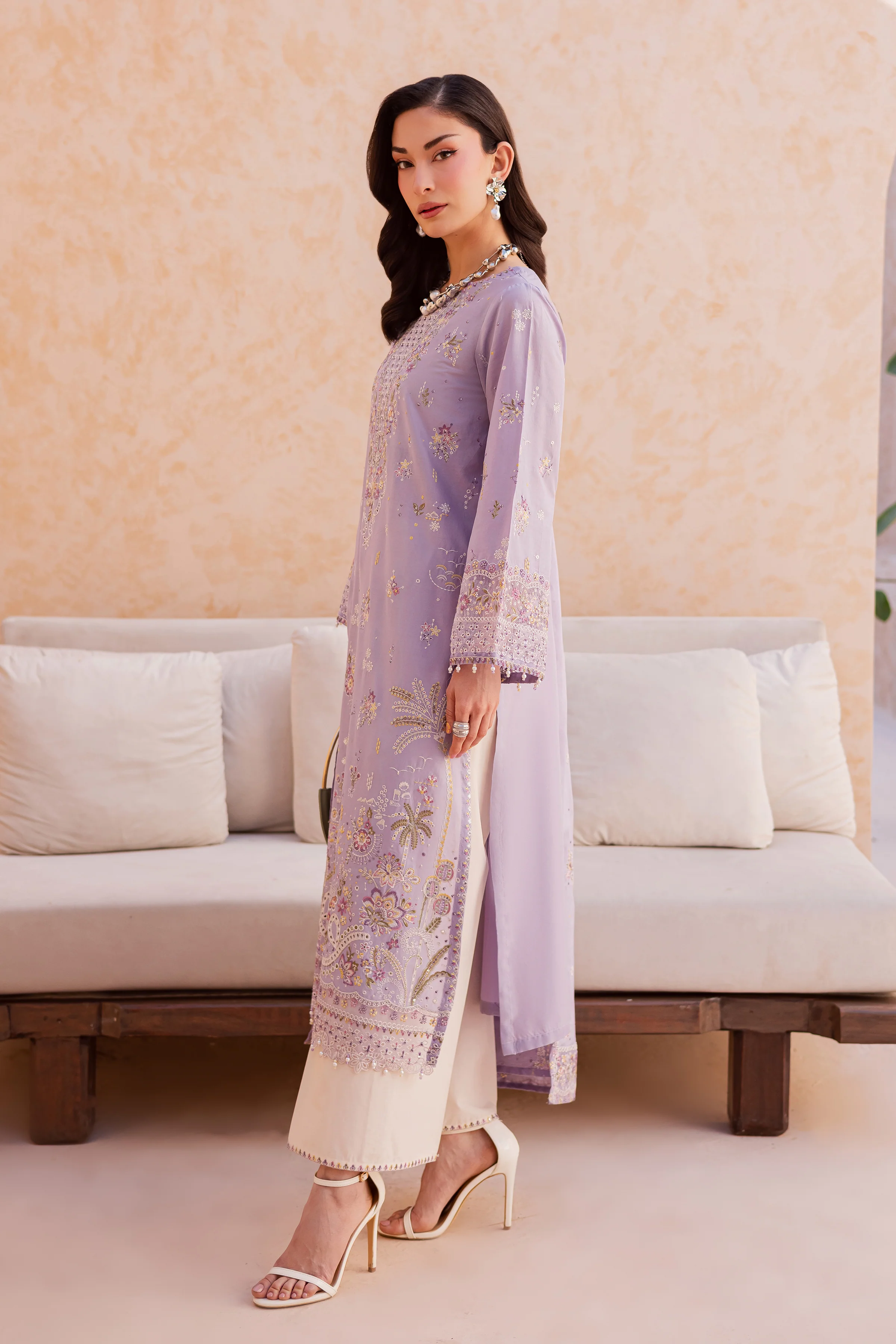 Bagh 3Pc - Festive Embroidered Lawn - Image 5