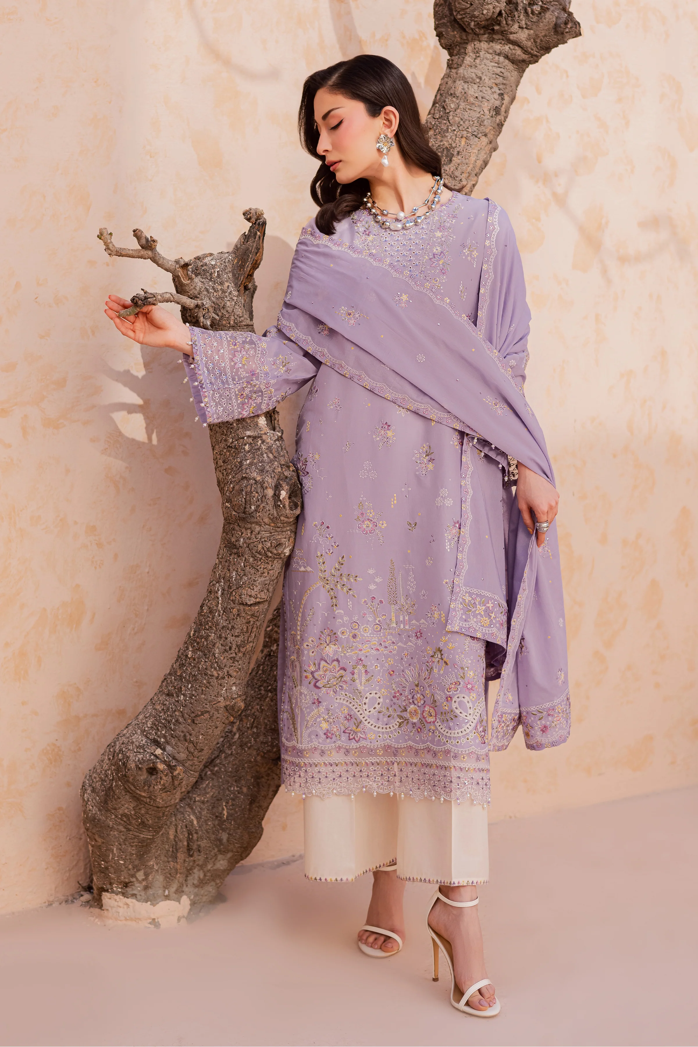 Bagh 3Pc - Festive Embroidered Lawn - Image 7