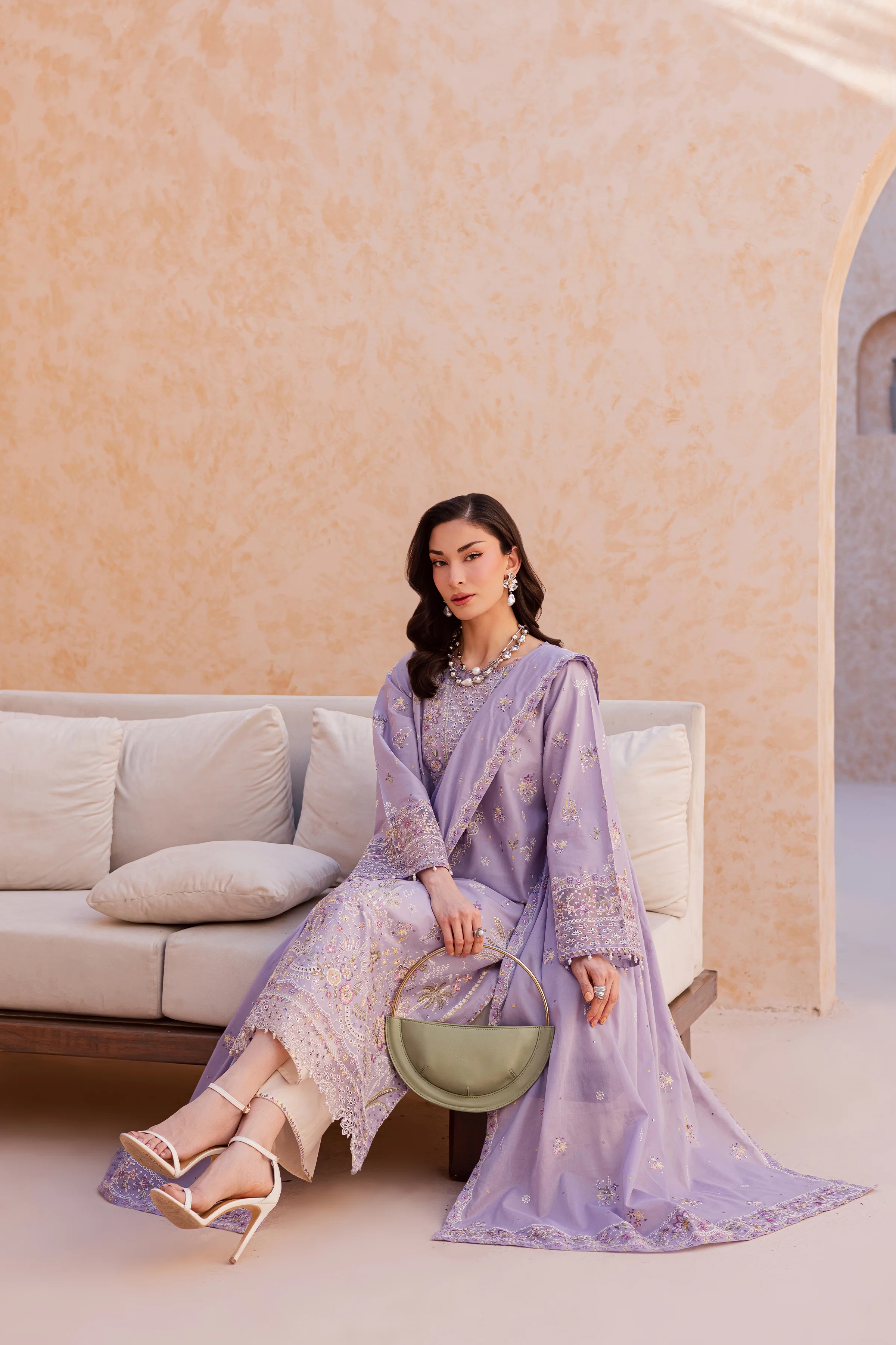 Bagh 3Pc - Festive Embroidered Lawn - Image 8