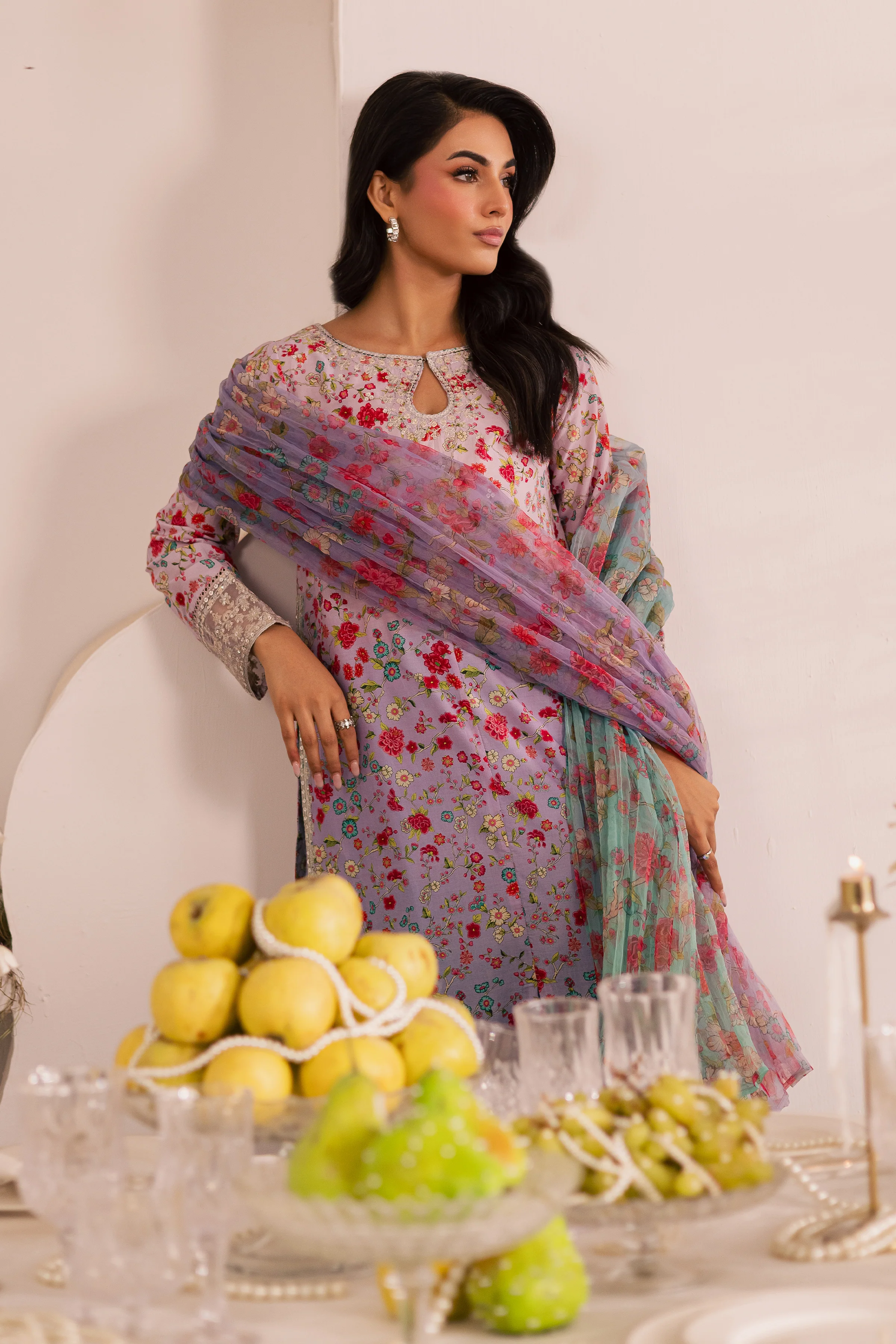 Bailey 3Pc - Printed Lawn Dress - Image 5