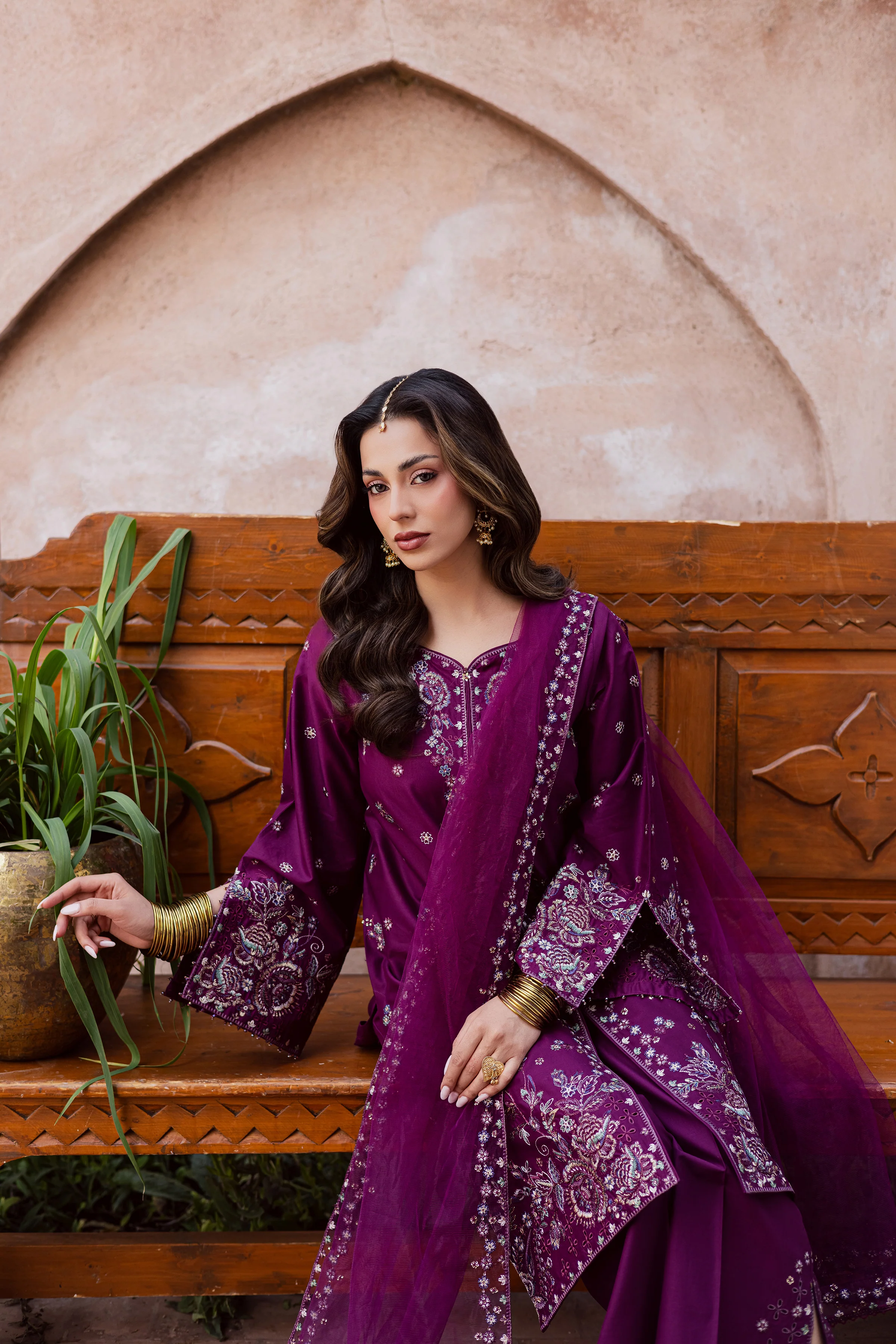Balter 3Pc - Festive Embroidered Lawn - Image 2