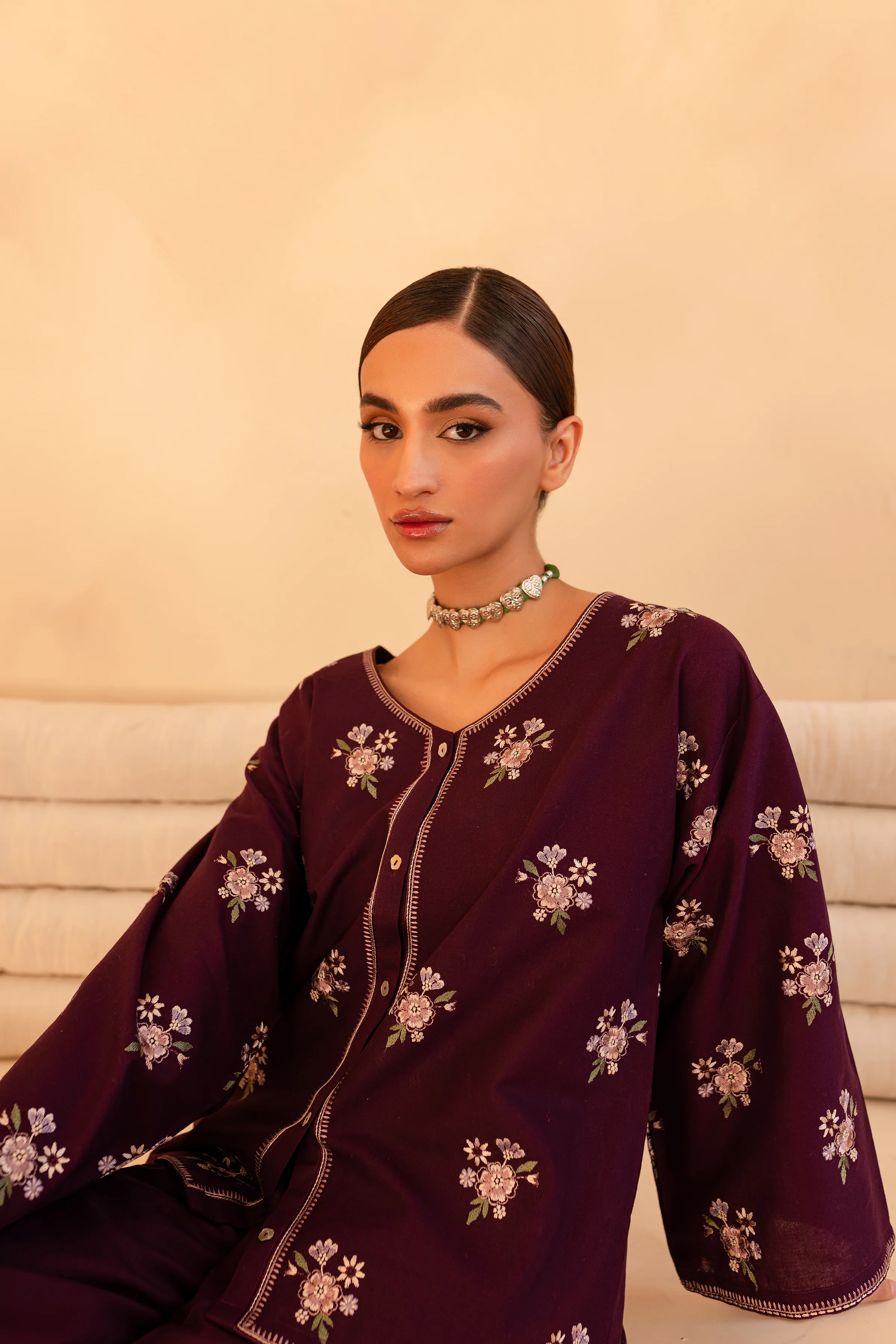 Benim 2Pc- Embroidered Khaddar Dress - Image 7