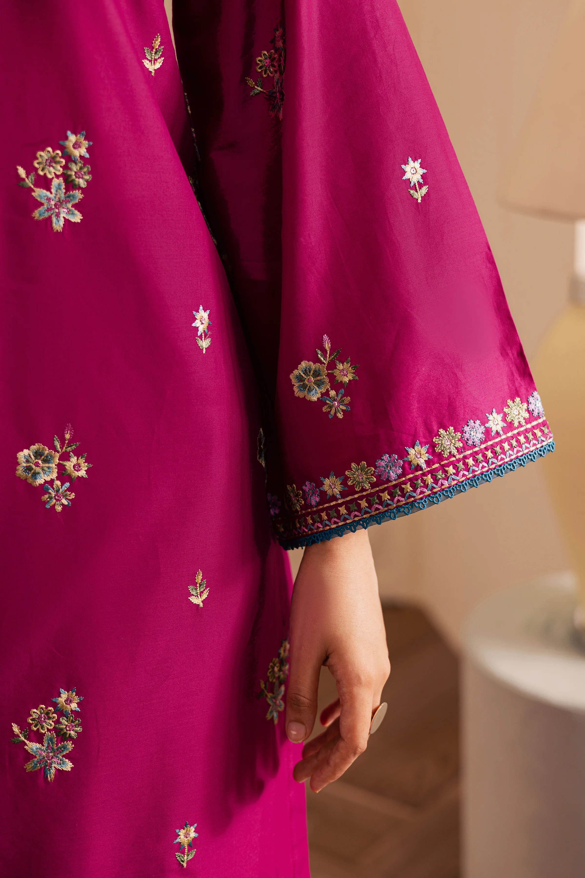 Berry 2pc - Embroidered Lawn Pret - Image 8