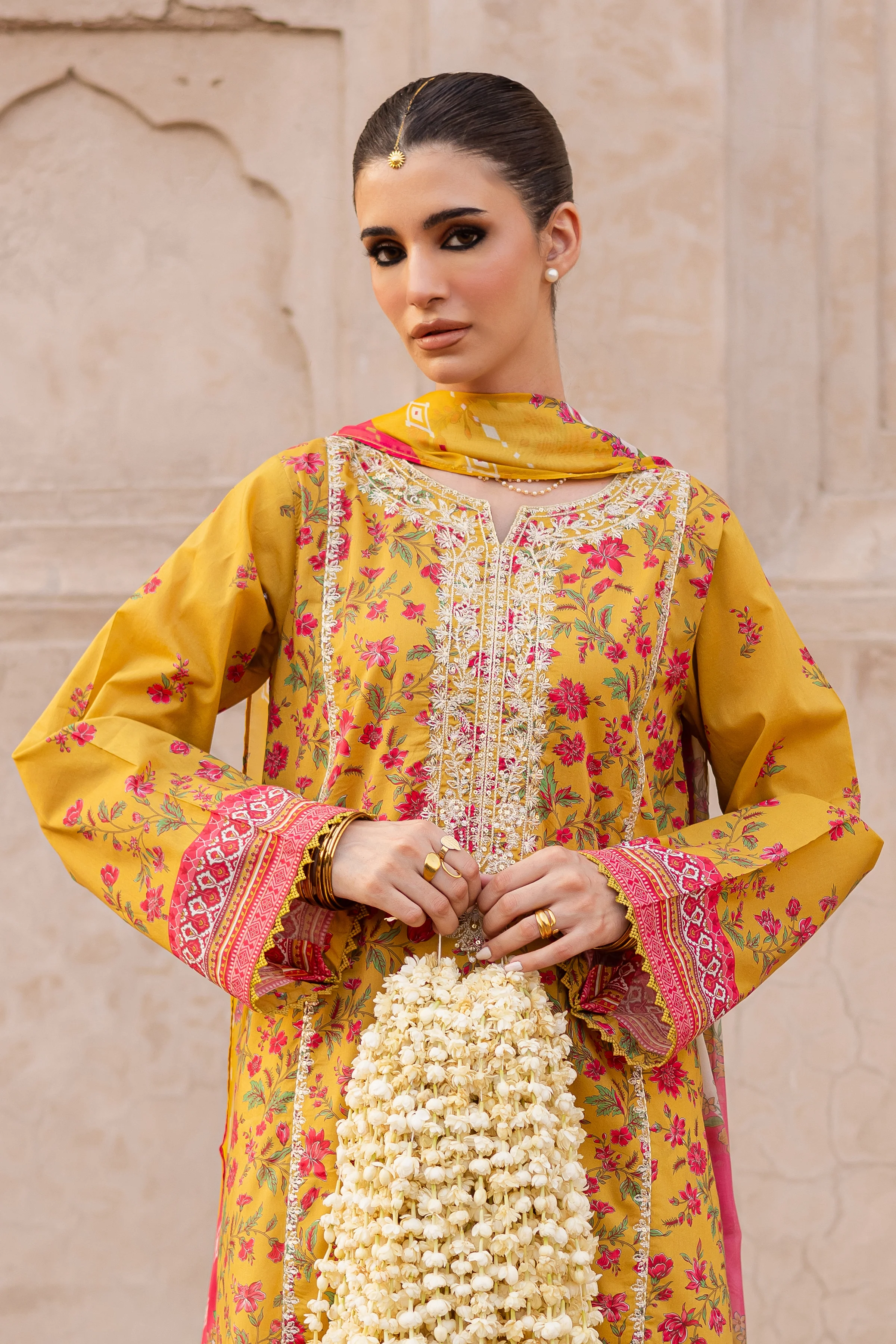 Bert 3Pc- Printed Lawn Dress - Image 3