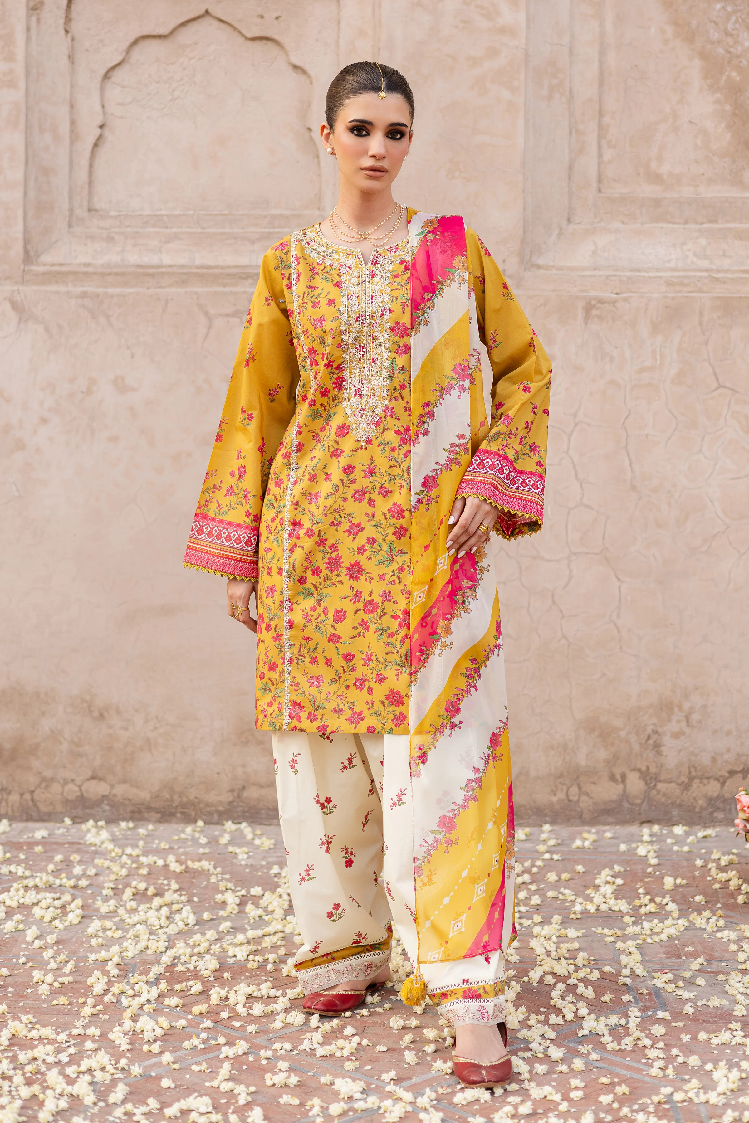 Bert 3Pc- Printed Lawn Dress - Image 5