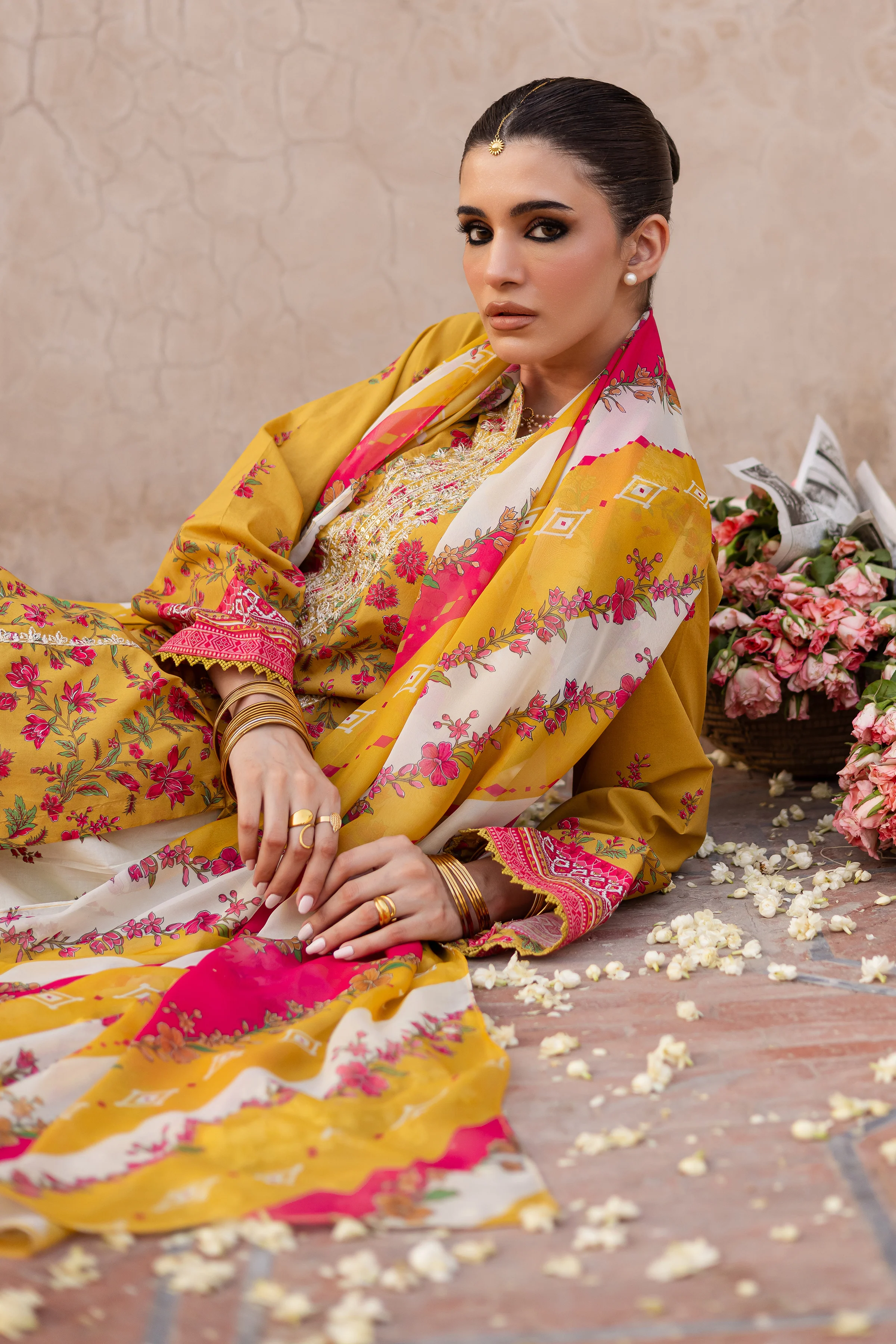 Bert 3Pc- Printed Lawn Dress - Image 8