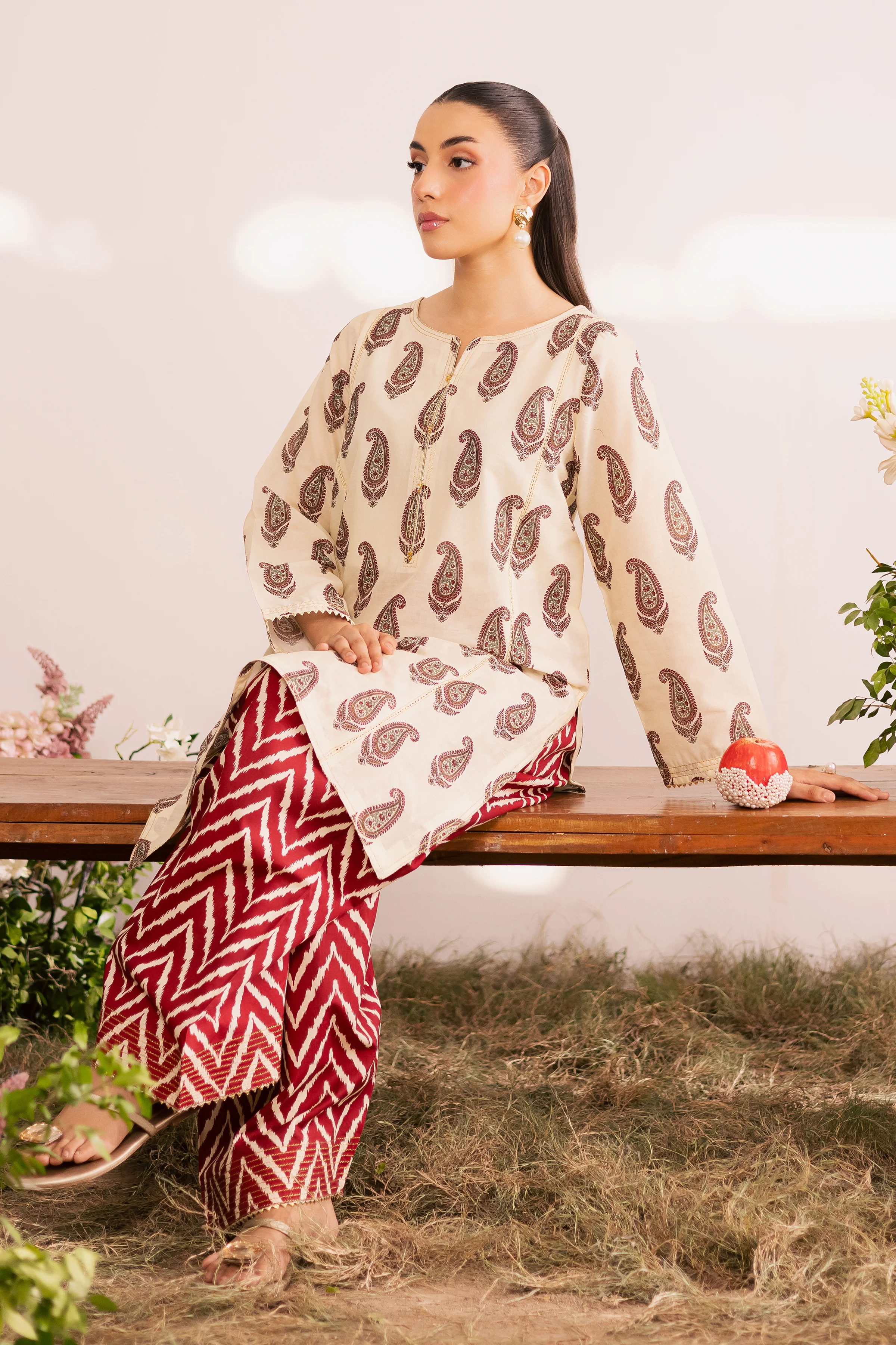 Navya 2Pc - Printed Lawn Dress - Image 4