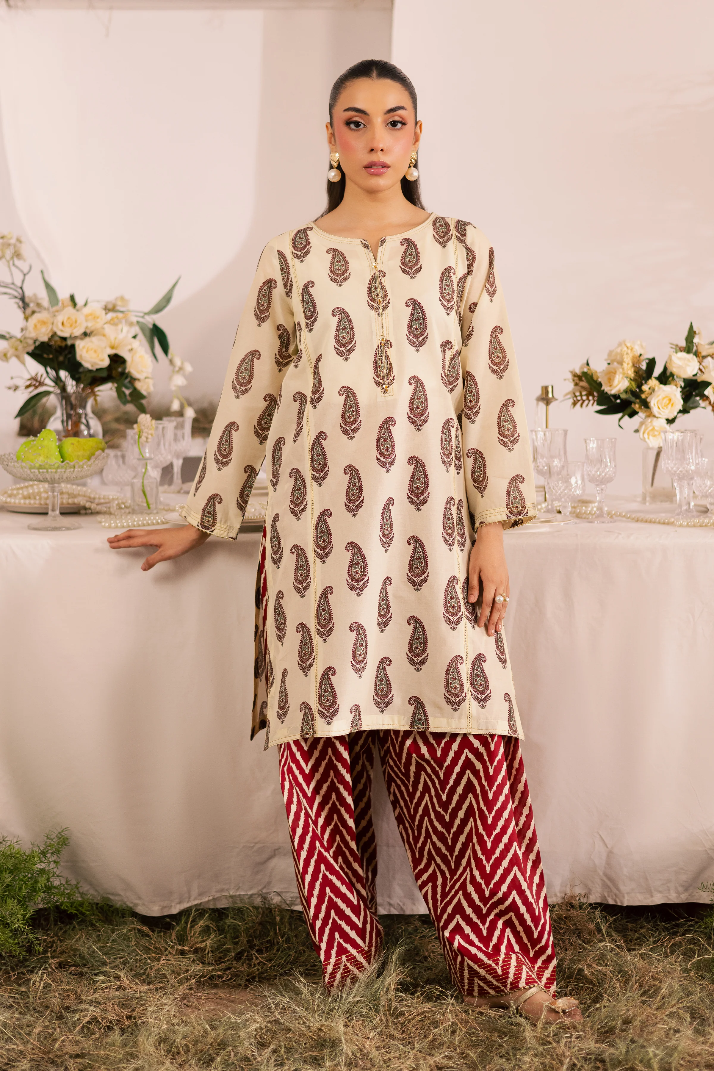 Navya 2Pc - Printed Lawn Dress - Image 5