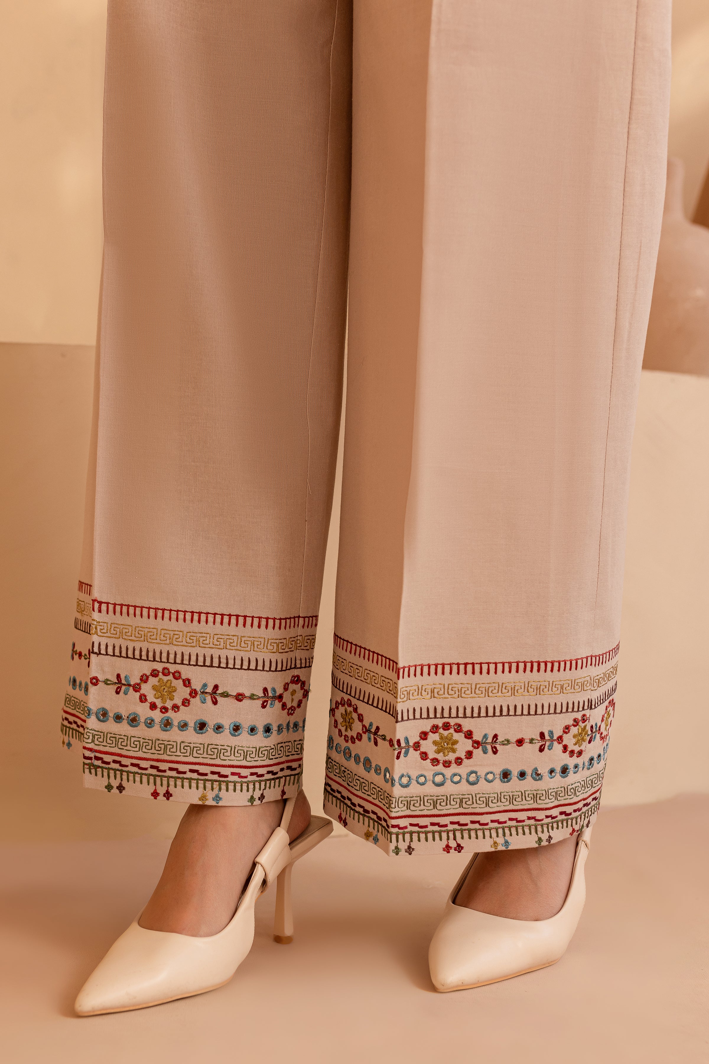Biscotti Bliss - 2Pc Embroidered Khaddar Dress - Image 9
