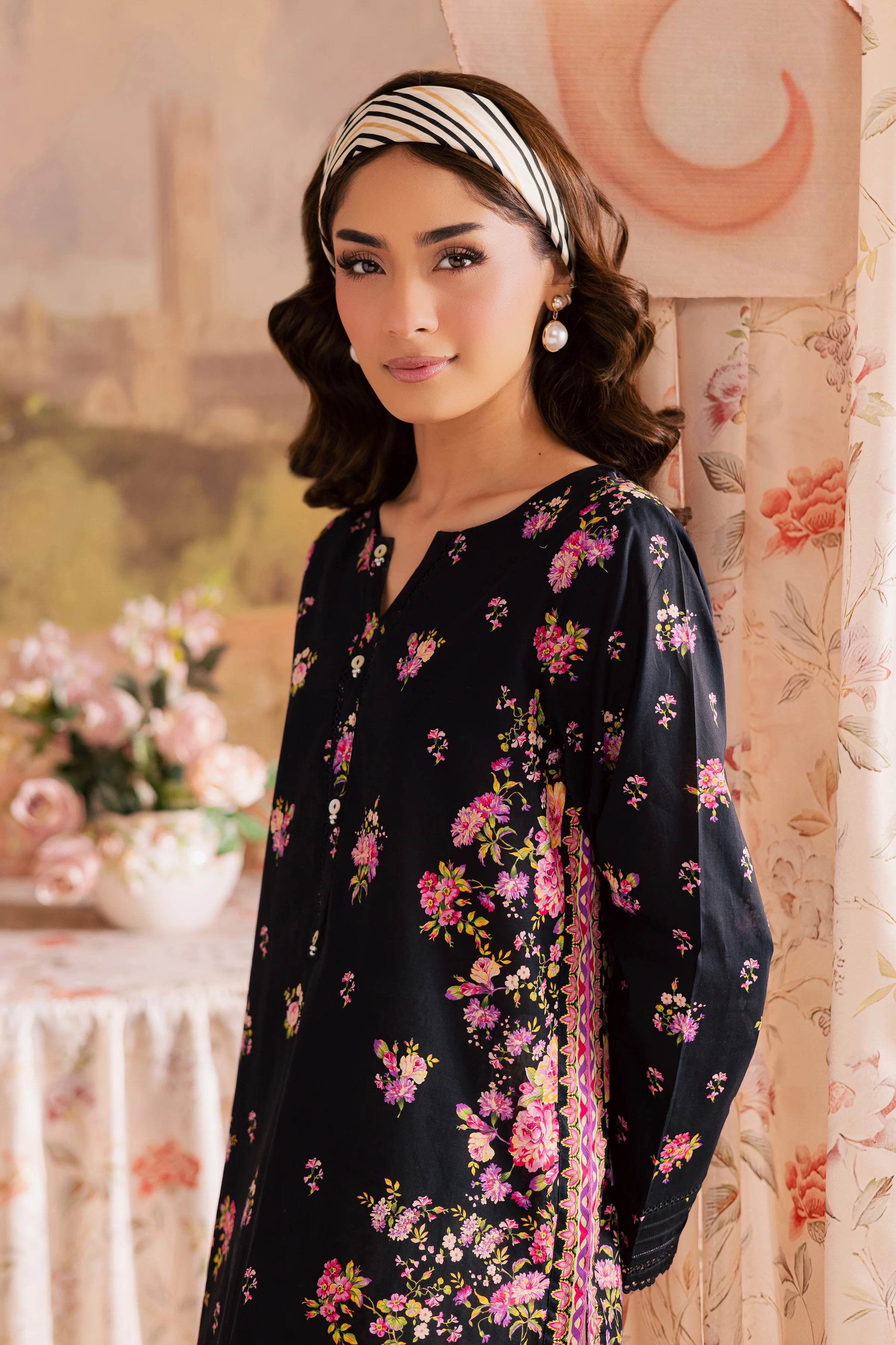 Black Beauty 2Pc - Printed Lawn Dress - Image 5