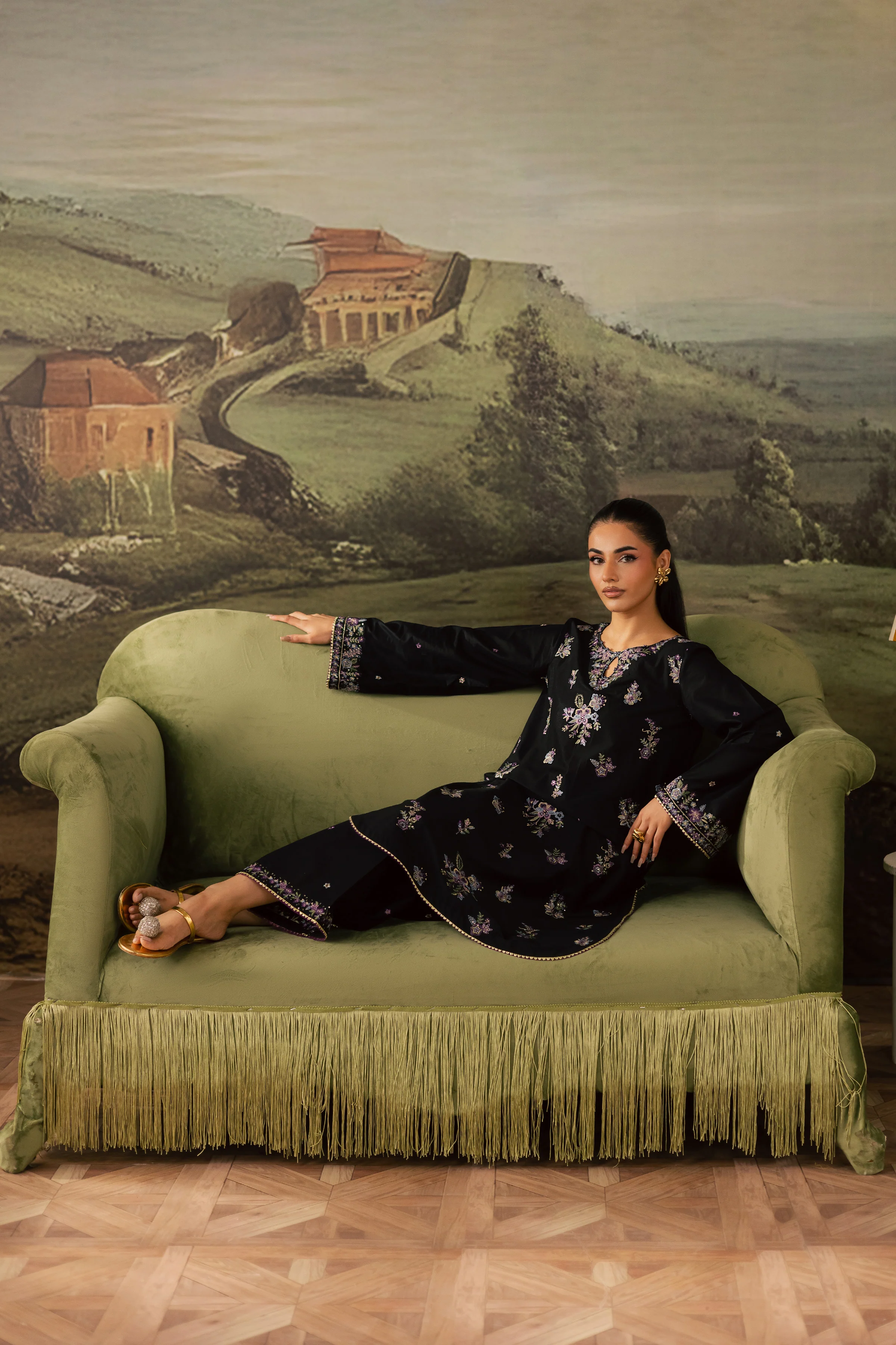Blackberry 2Pc - Embroidered Lawn Pret - Image 5