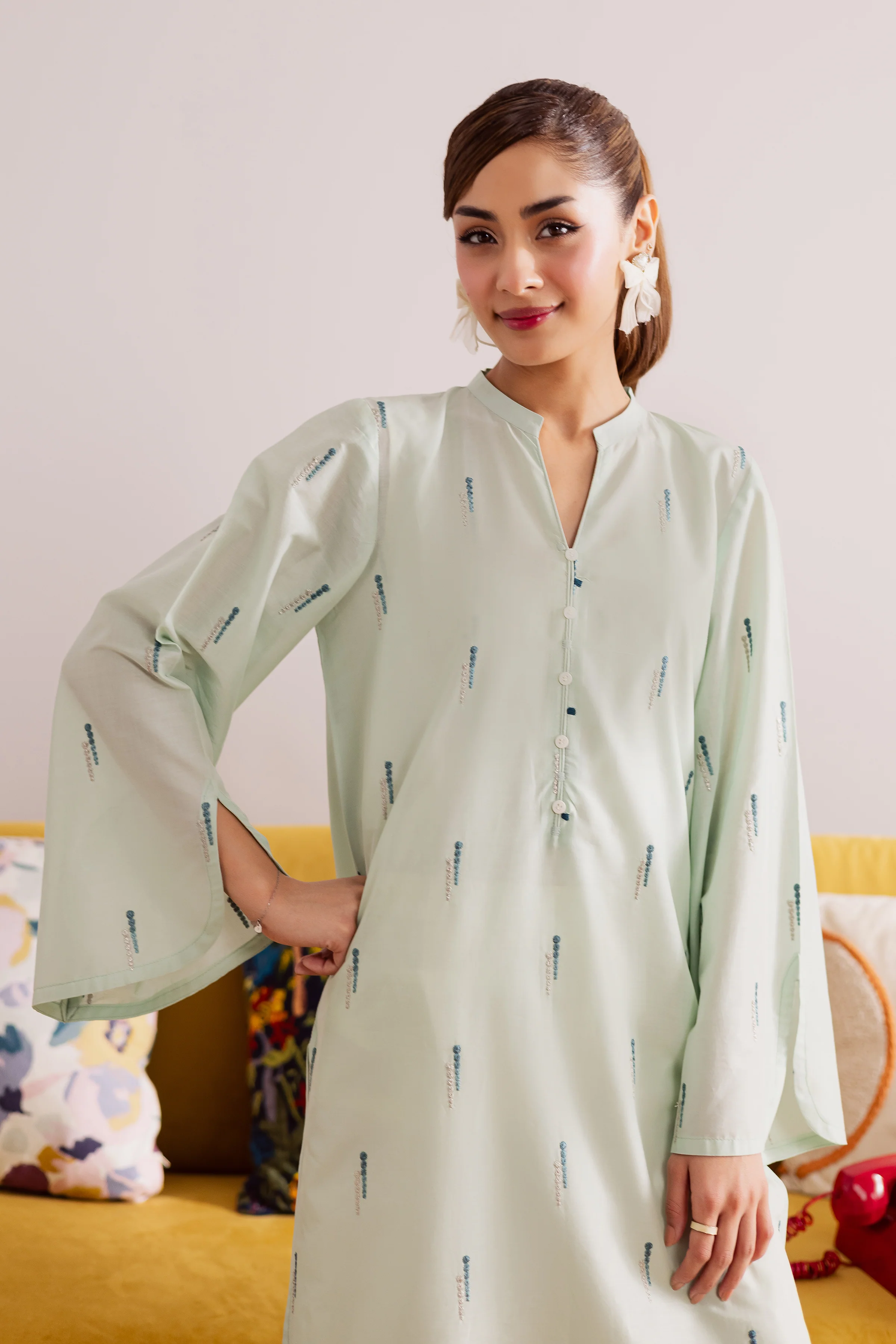 Blair 2Pc - Embroidered Casual Pret - Image 2