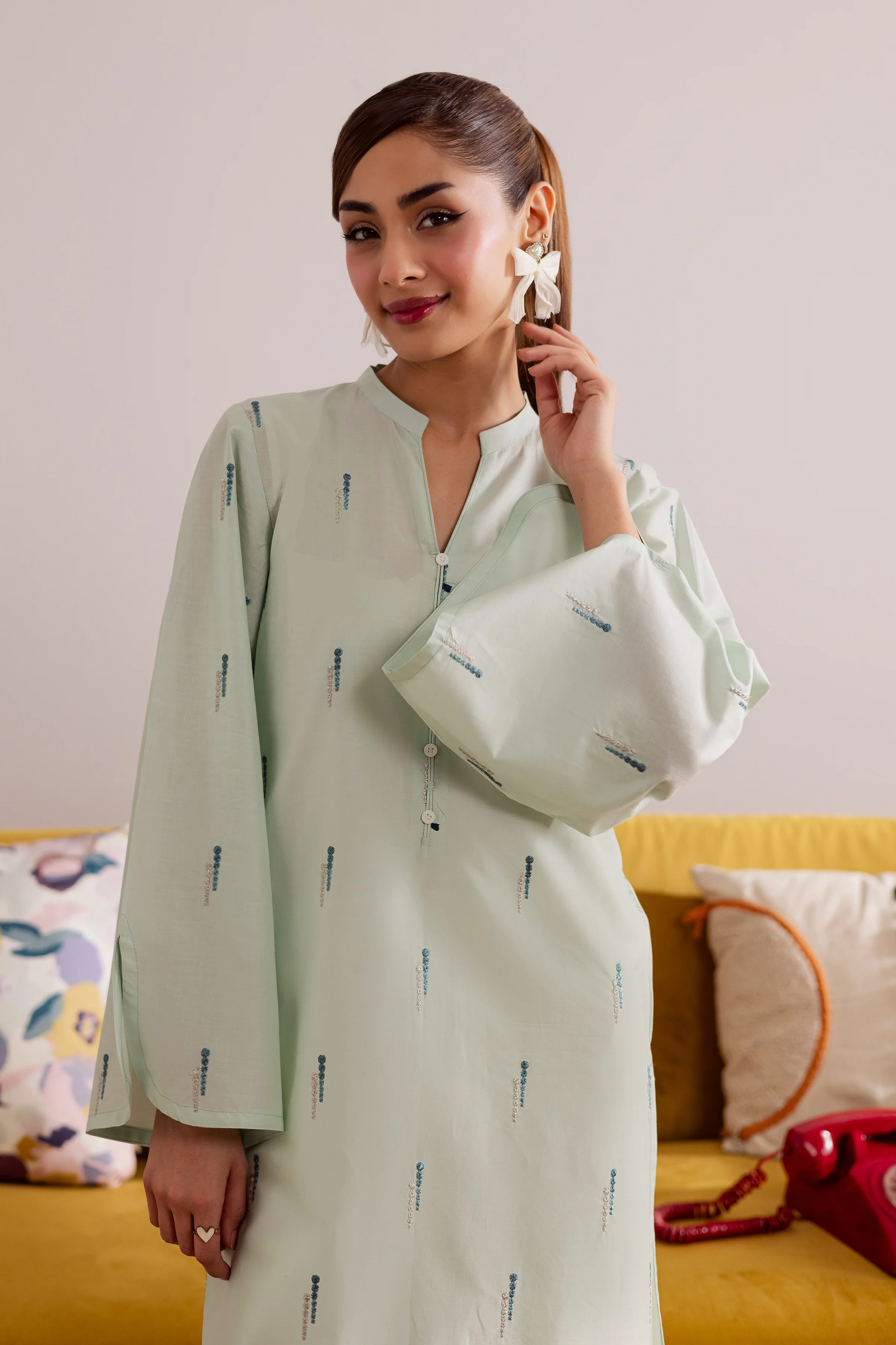 Blair 2Pc - Embroidered Casual Pret - Image 3