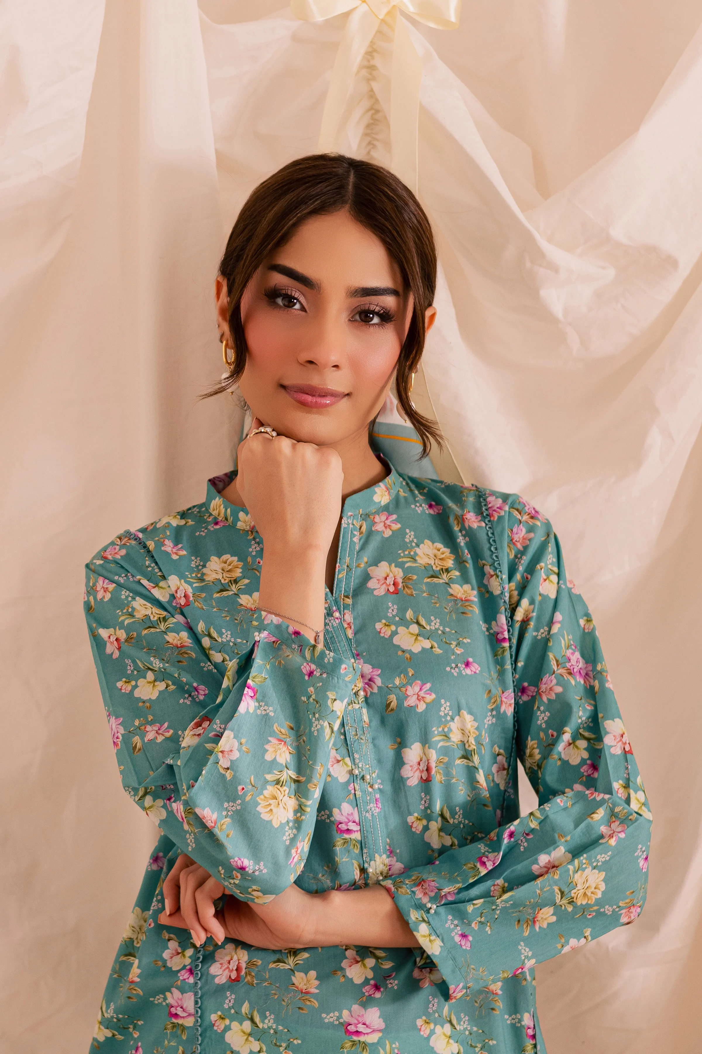 Blue Bree 2Pc - Printed Lawn Dress - Image 5