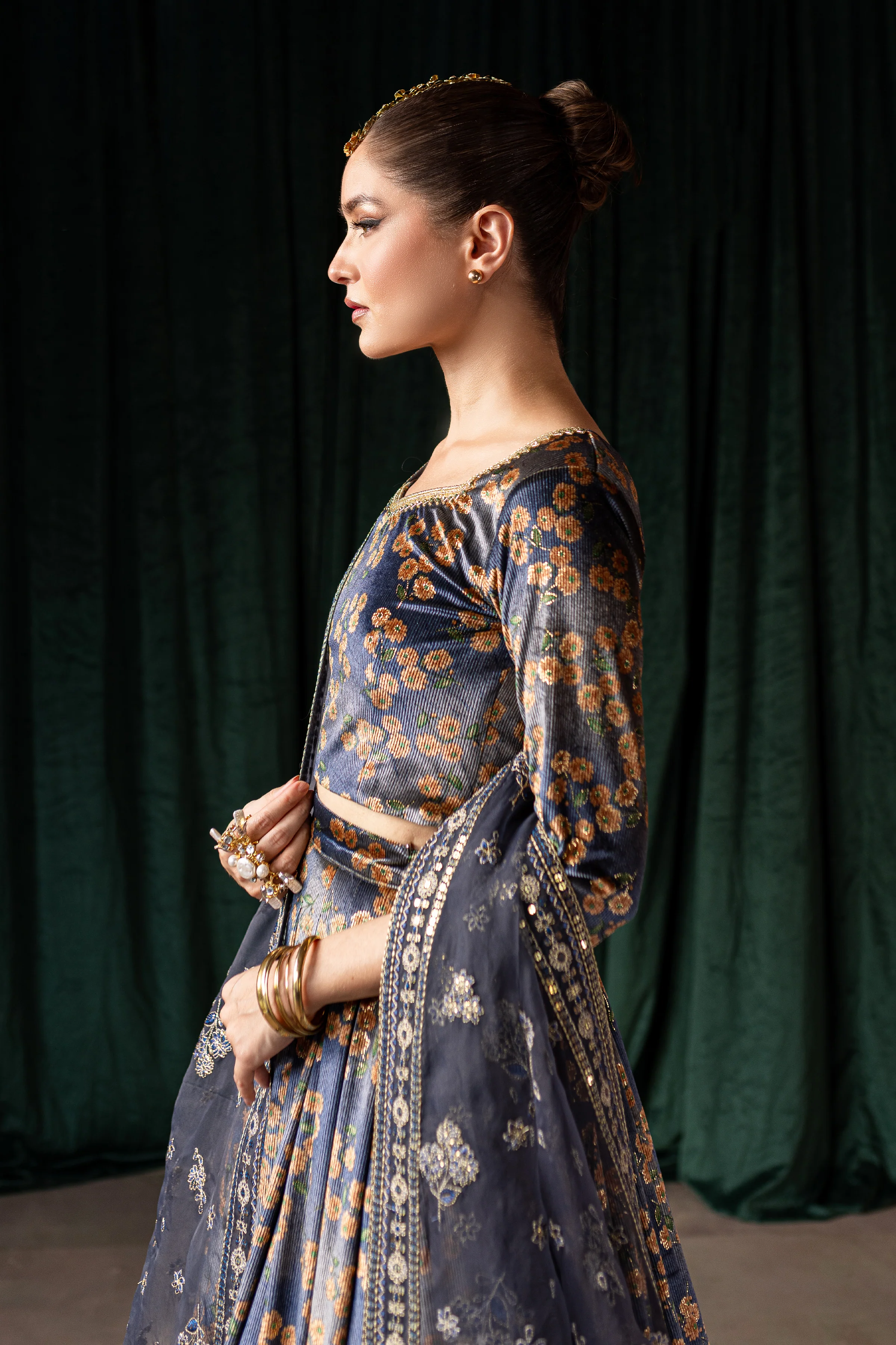 Blue Cicely 3Pc - Formal Dress - Image 3