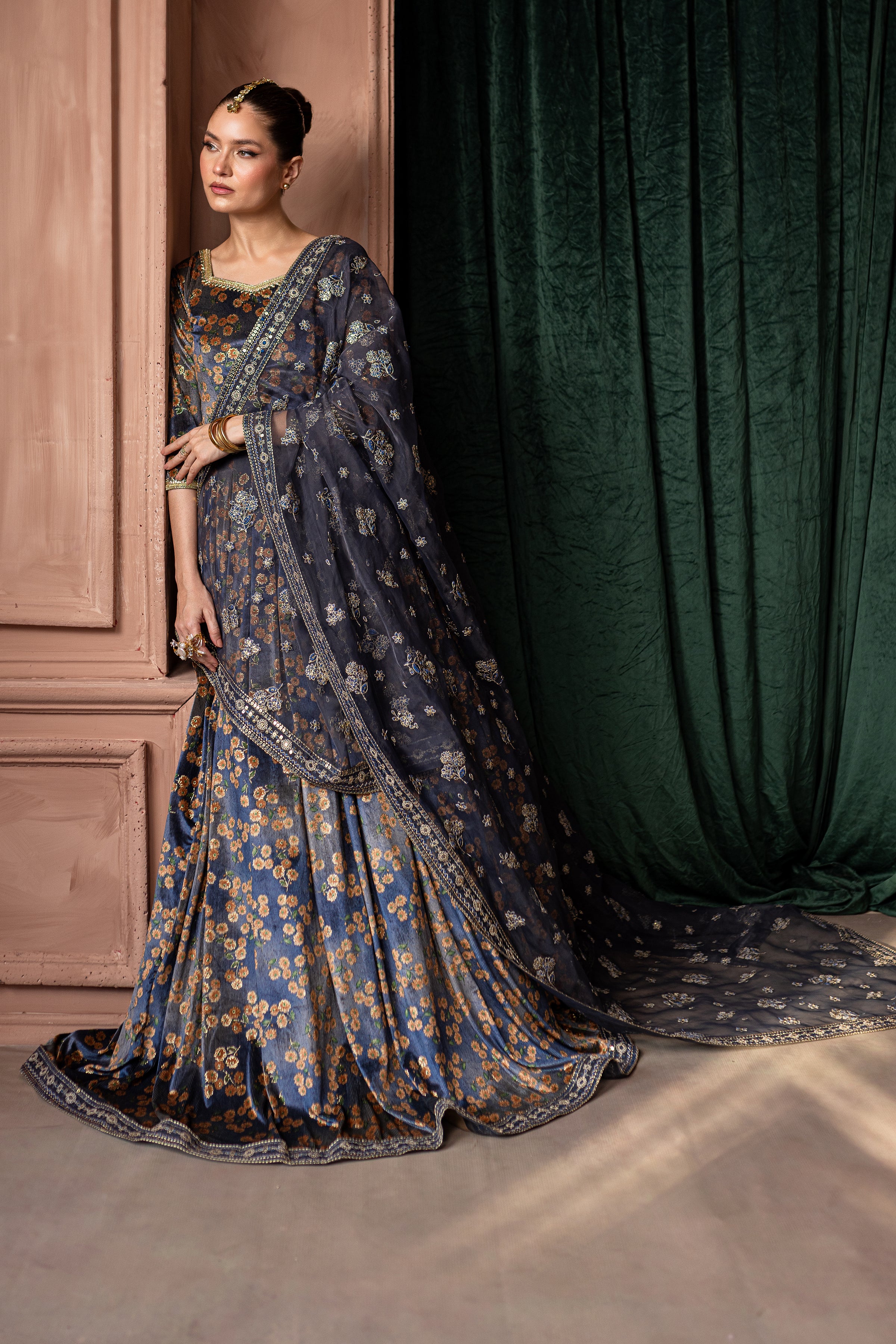 Blue Cicely 3Pc - Formal Dress - Image 4