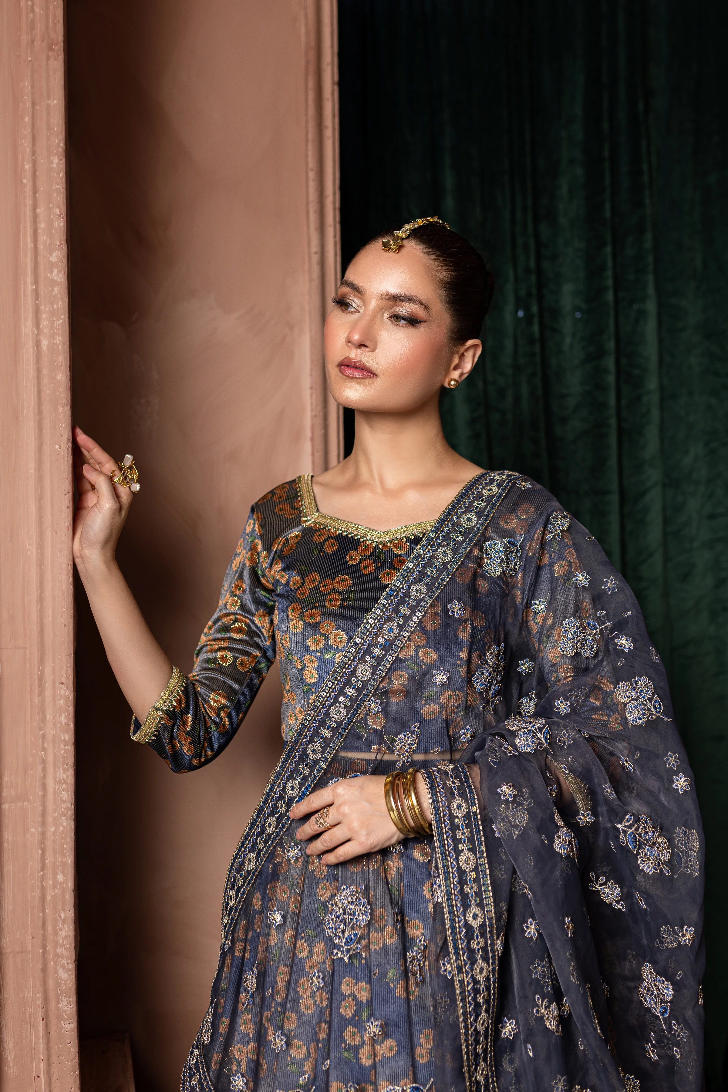 Blue Cicely 3Pc - Formal Dress - Image 6