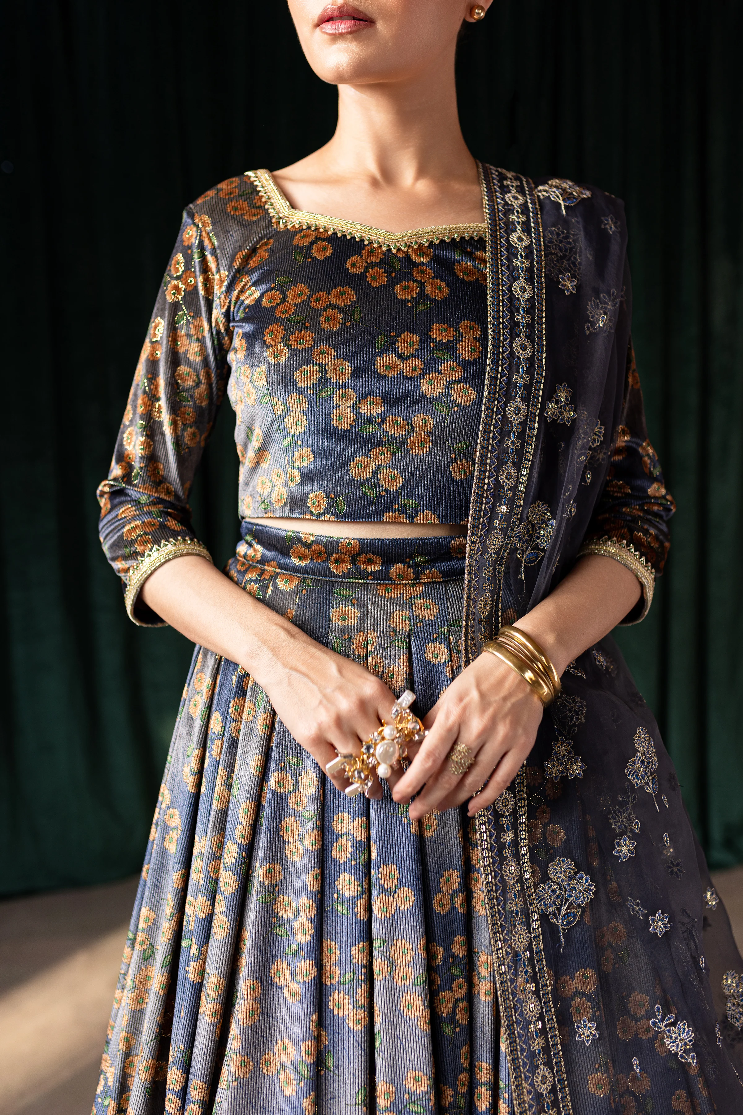 Blue Cicely 3Pc - Formal Dress - Image 8