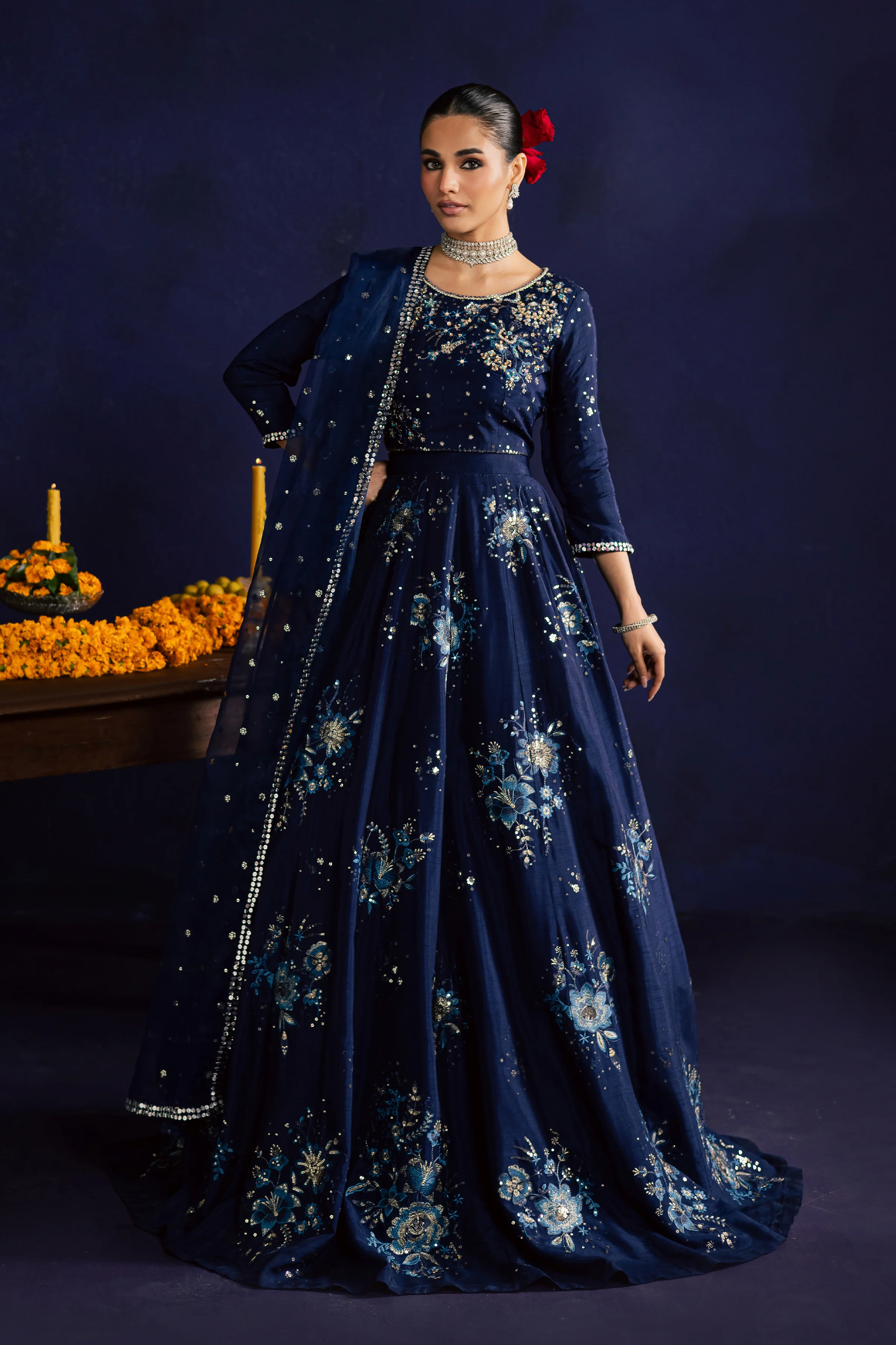 Blue Crush 3Pc- Wedding Formal Dress