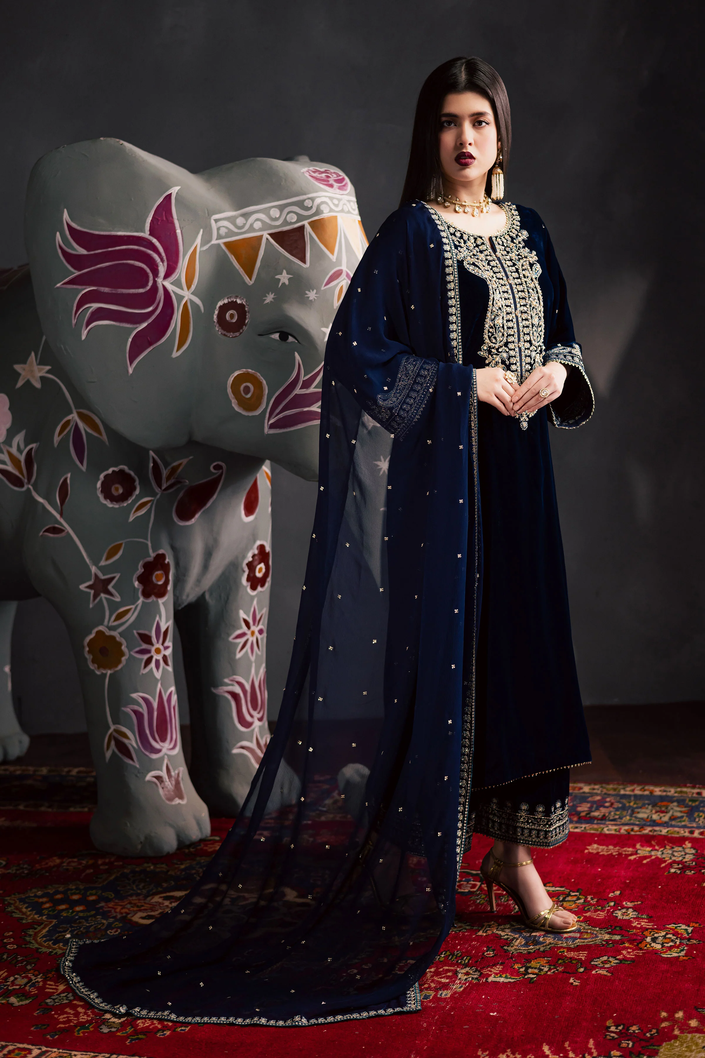 BlueVera 3Pc - Velvet Luxe Pret - Image 3