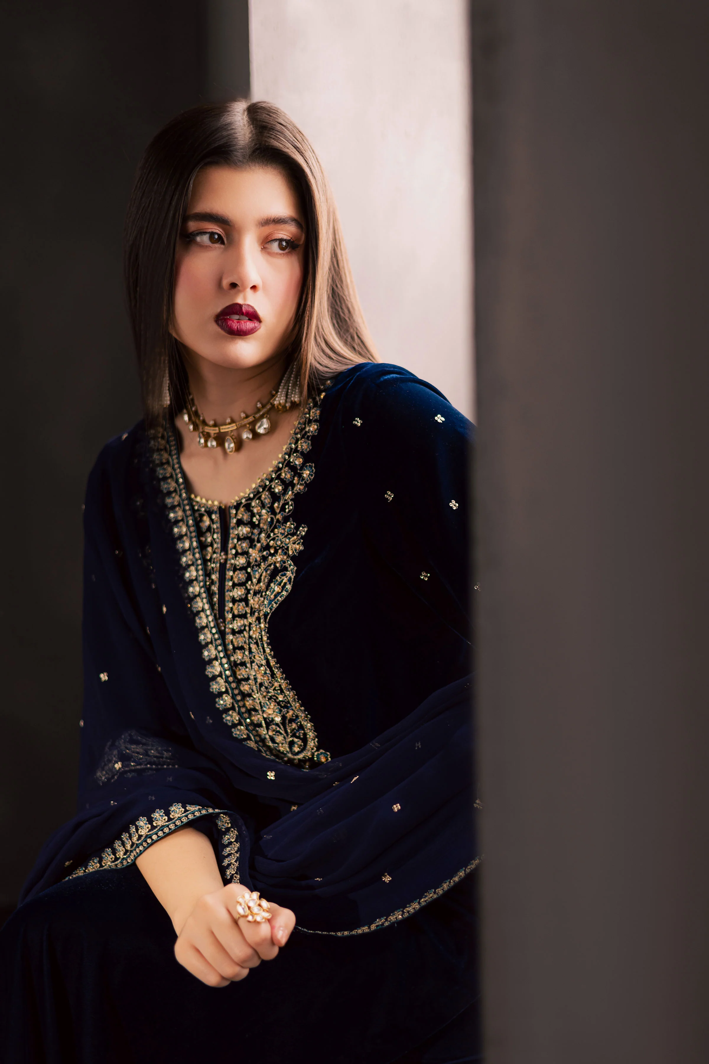 BlueVera 3Pc - Velvet Luxe Pret - Image 4