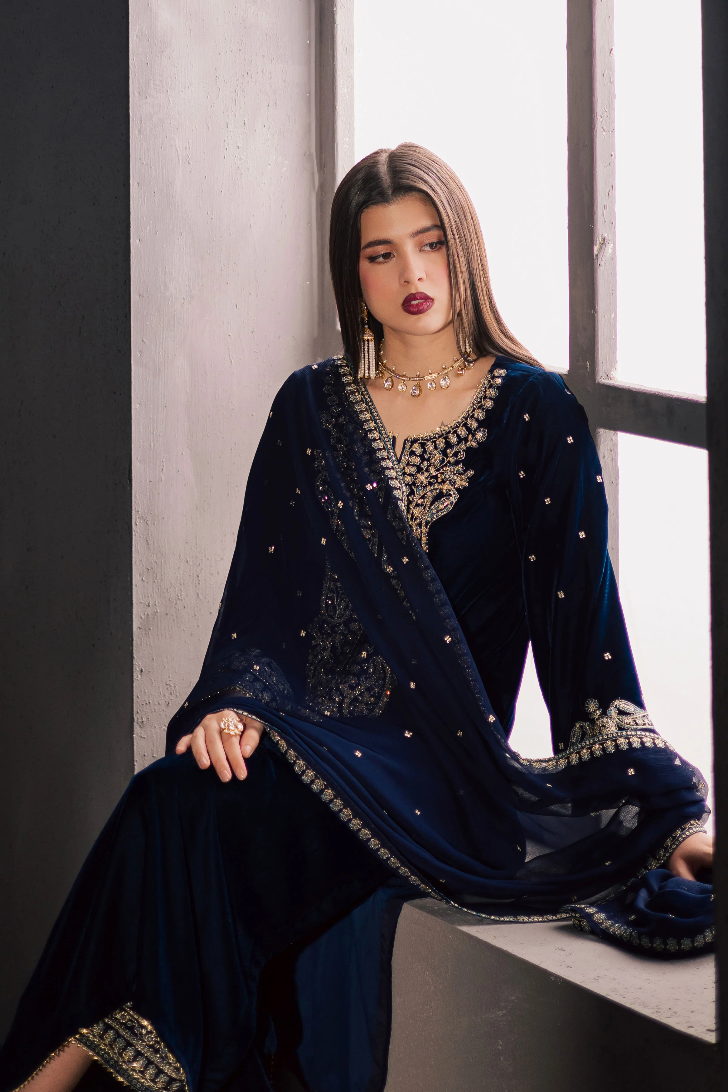 BlueVera 3Pc - Velvet Luxe Pret - Image 7