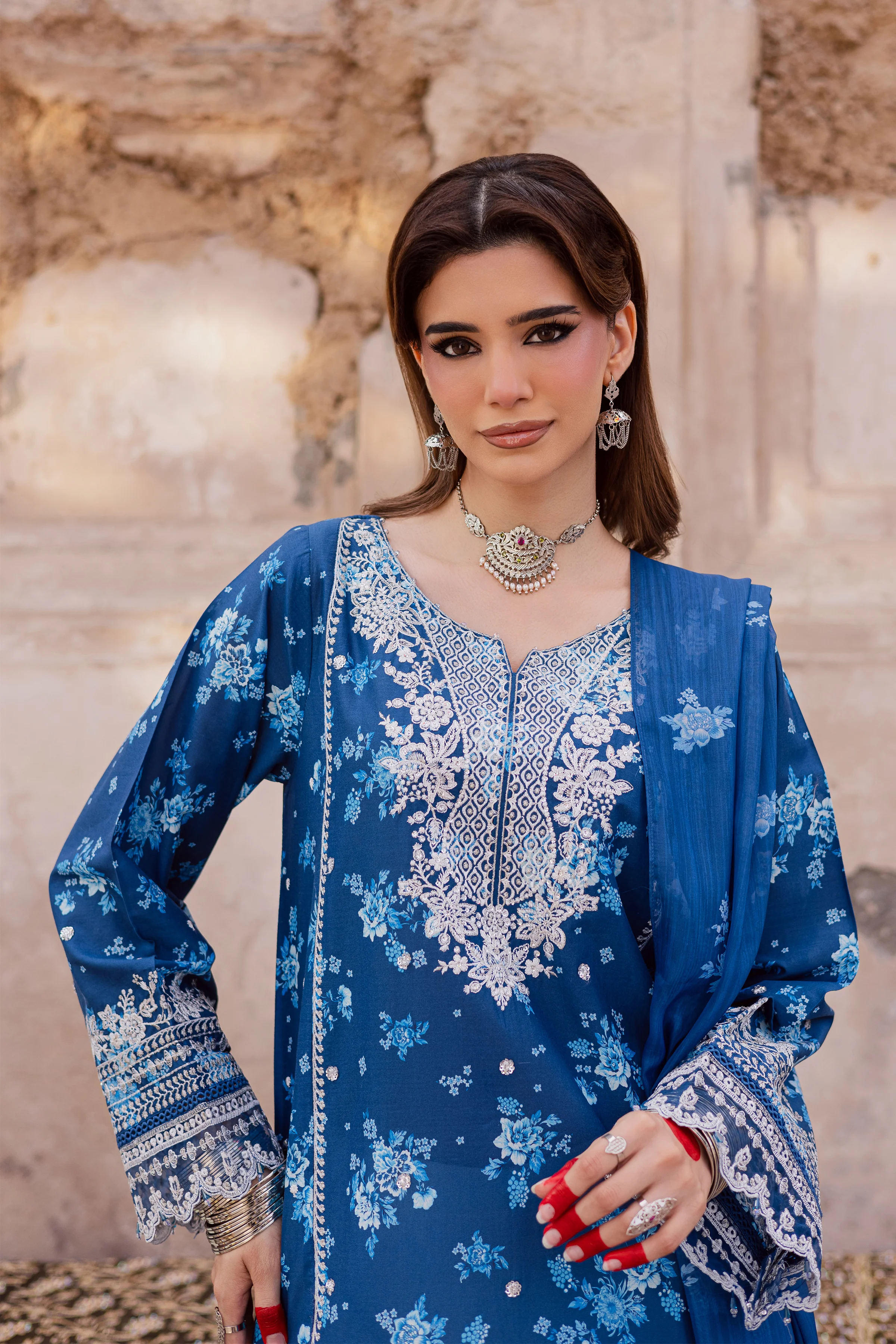 Brynn 3Pc - Festive Eid Prints - Image 2
