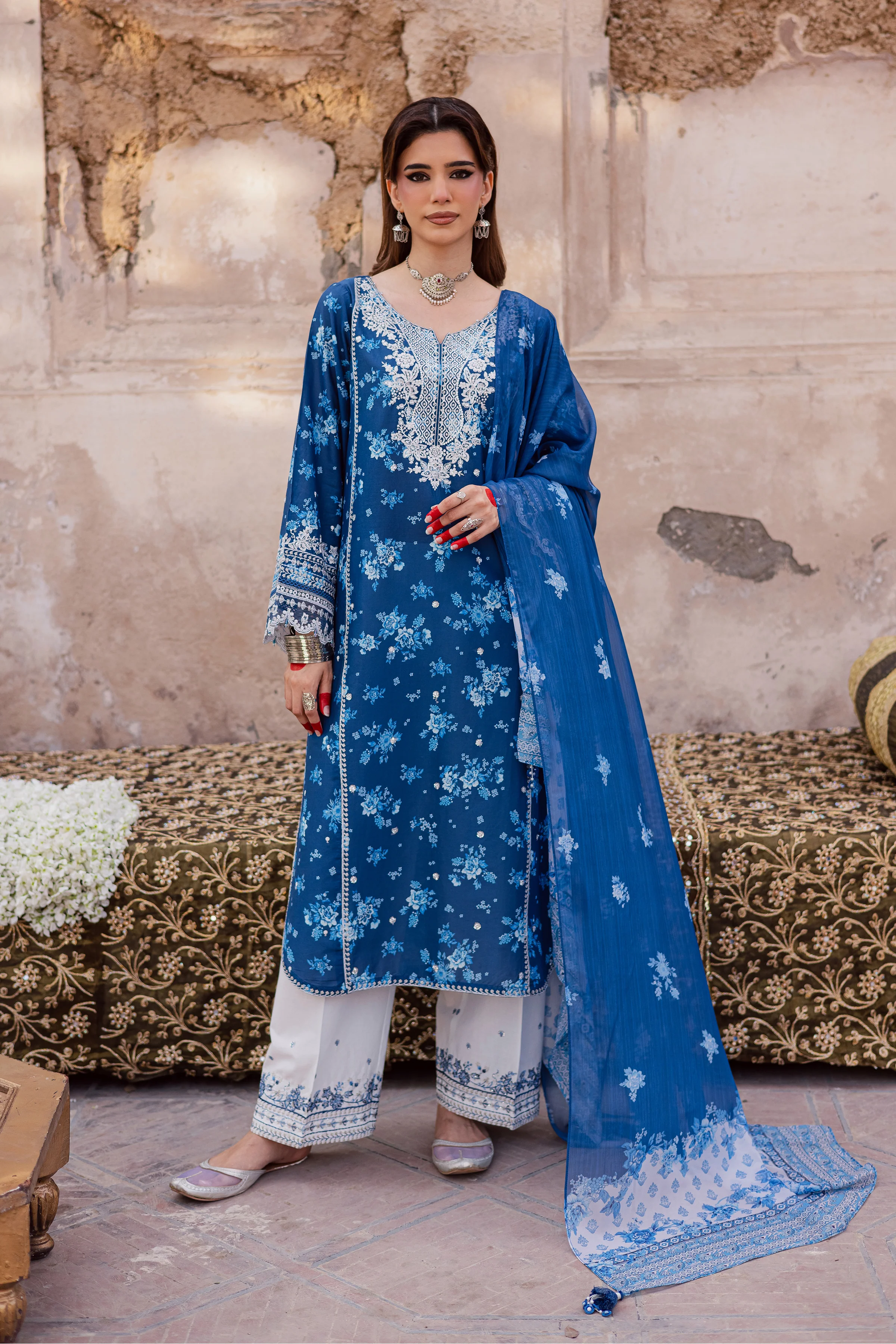 Brynn 3Pc - Festive Eid Prints - Image 3