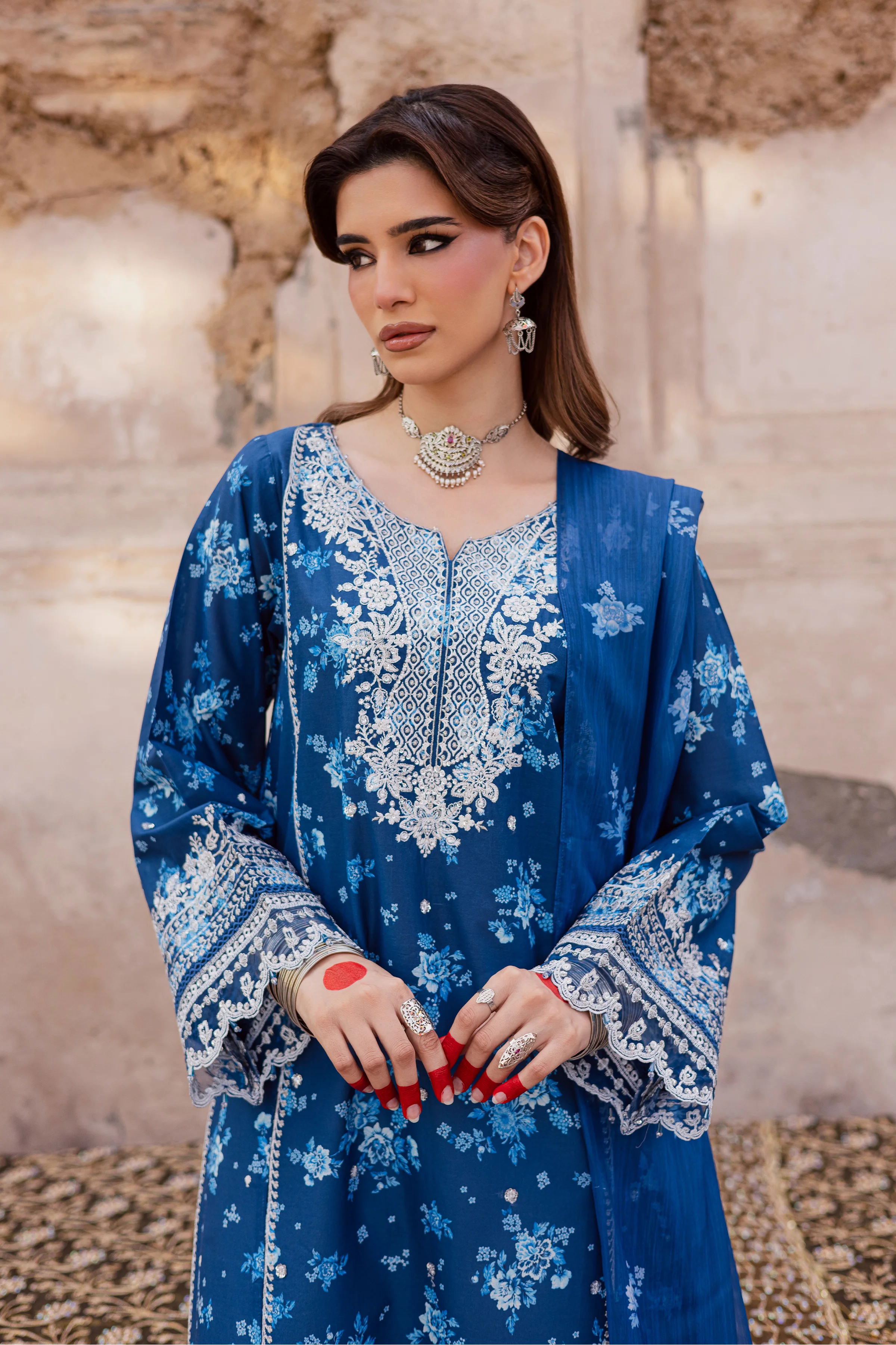 Brynn 3Pc - Festive Eid Prints - Image 4