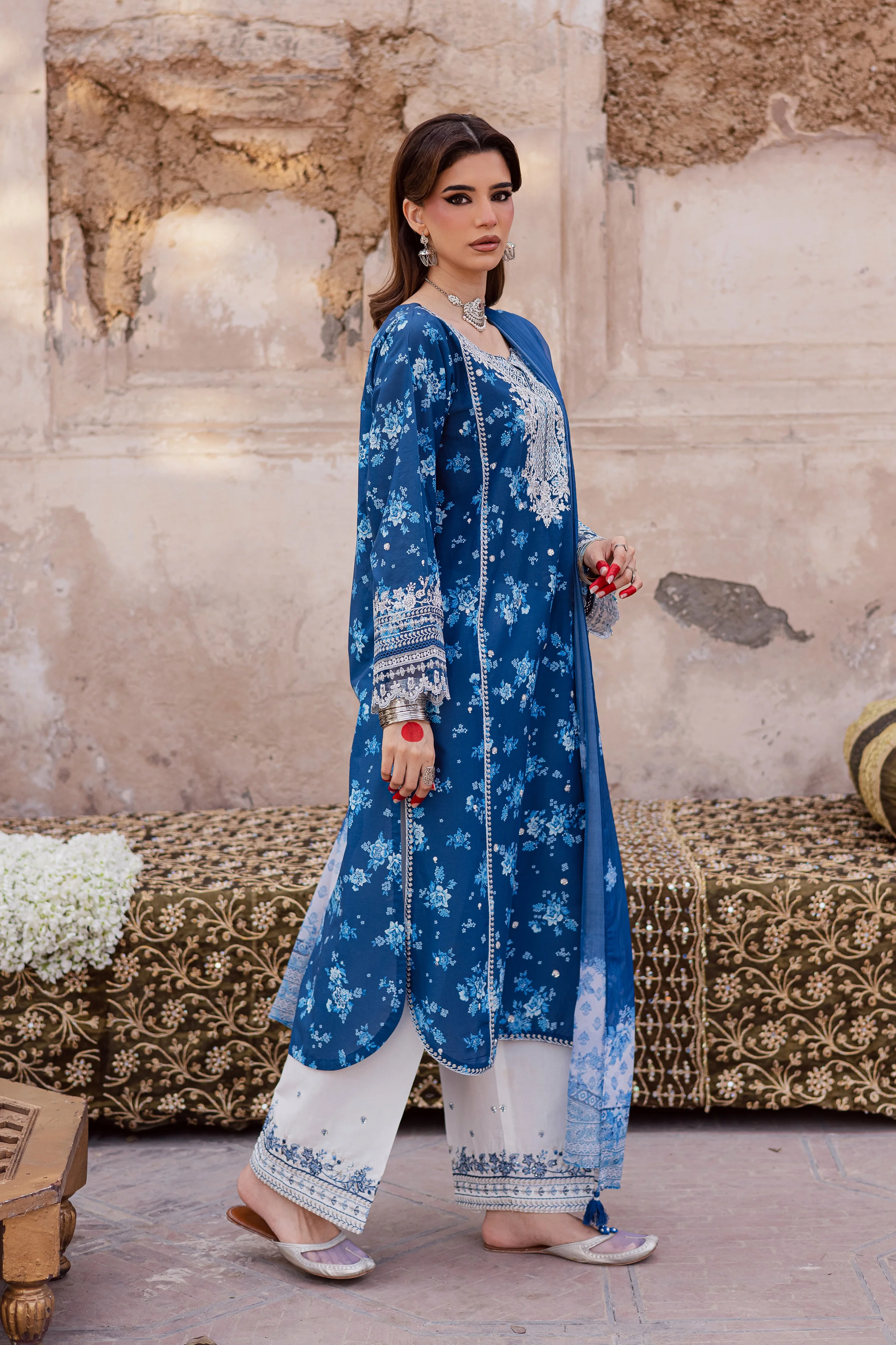 Brynn 3Pc - Festive Eid Prints - Image 7