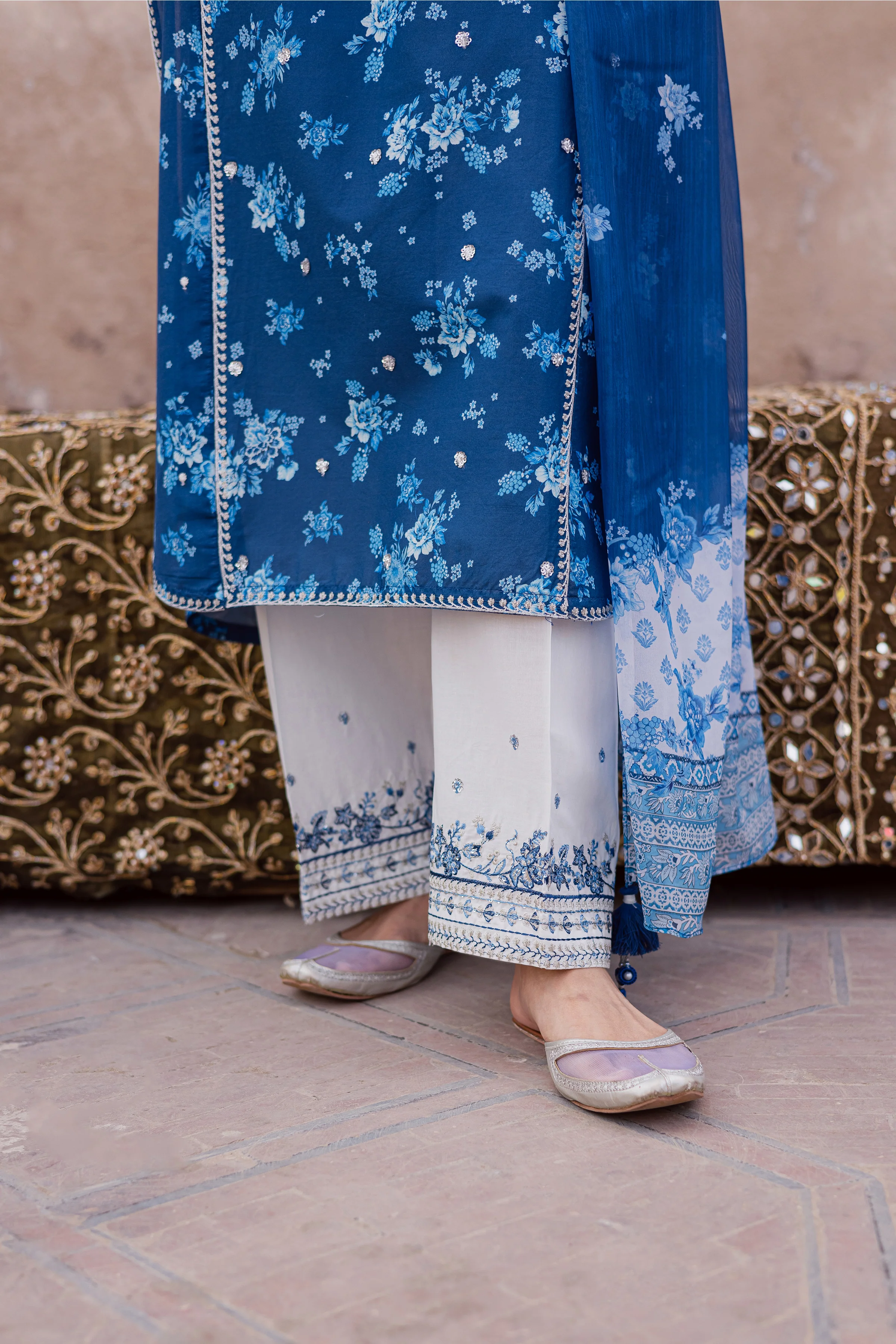 Brynn 3Pc - Festive Eid Prints - Image 8
