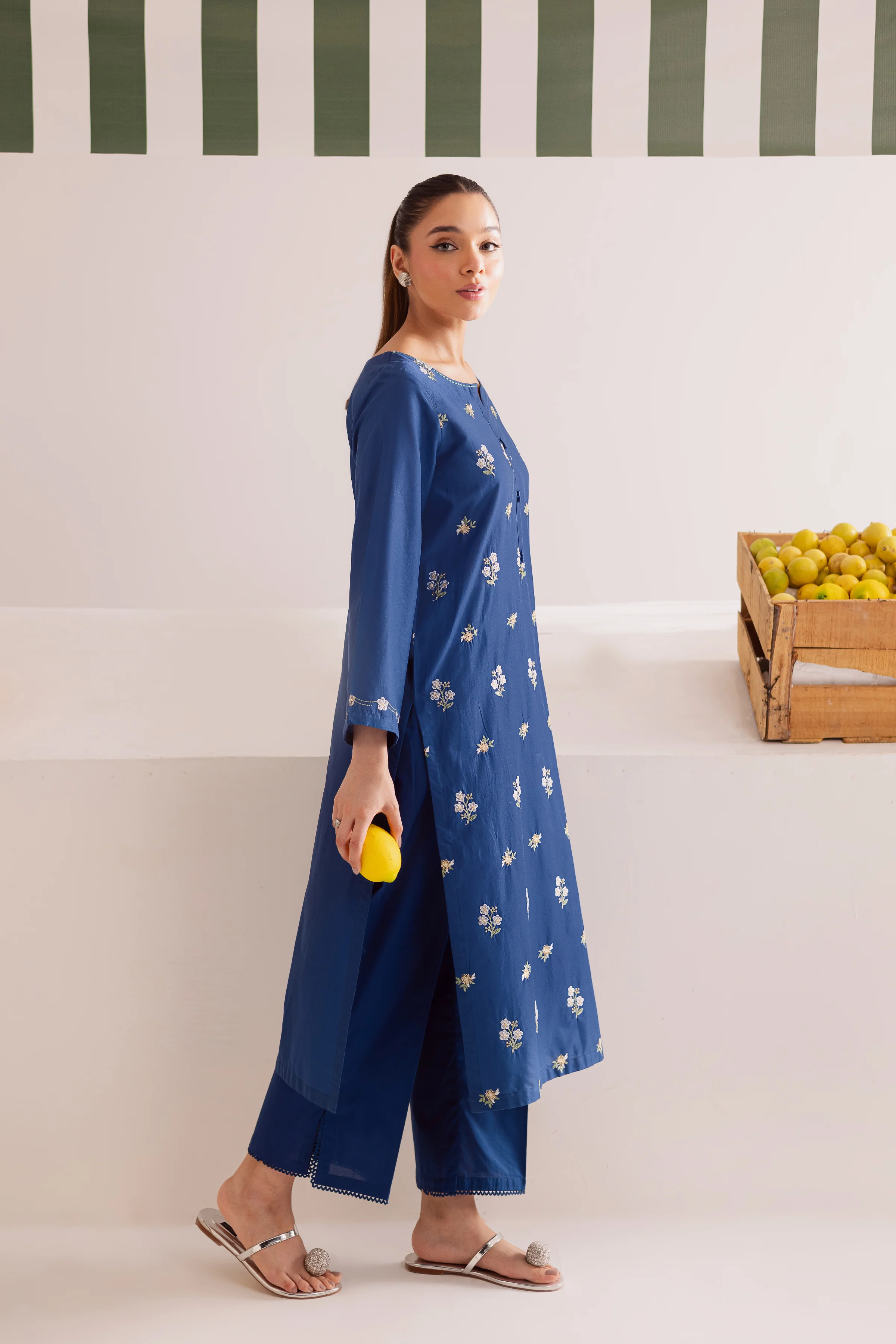 Buji Flies 2Pc - Embroidered Casual Pret - Image 4