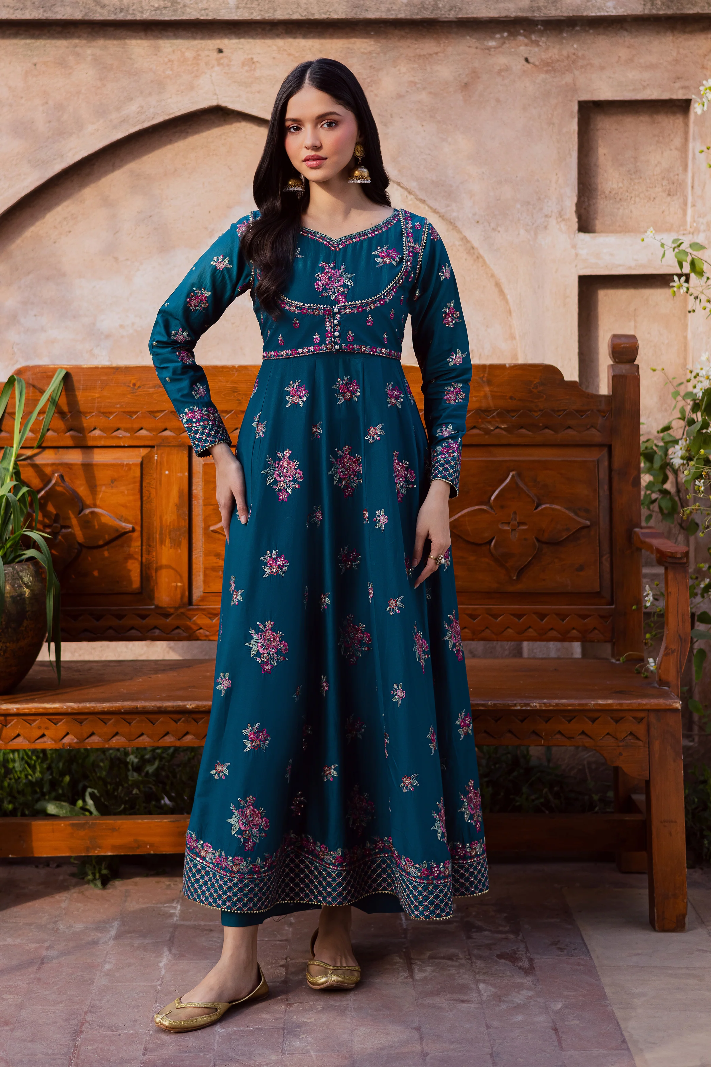 Orla 2Pc - Festive Embroidered Lawn