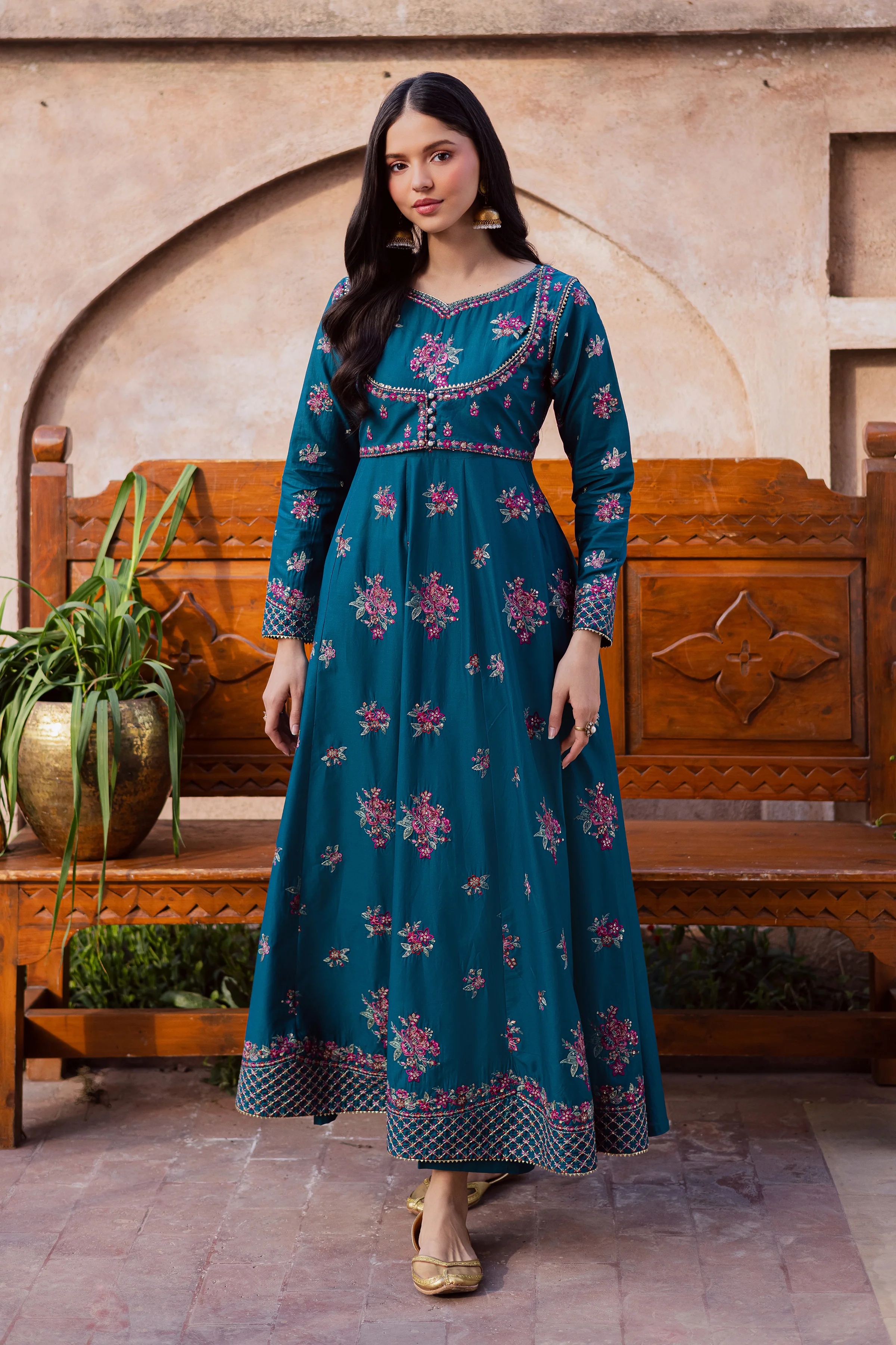 Orla 2Pc - Festive Embroidered Lawn - Image 11