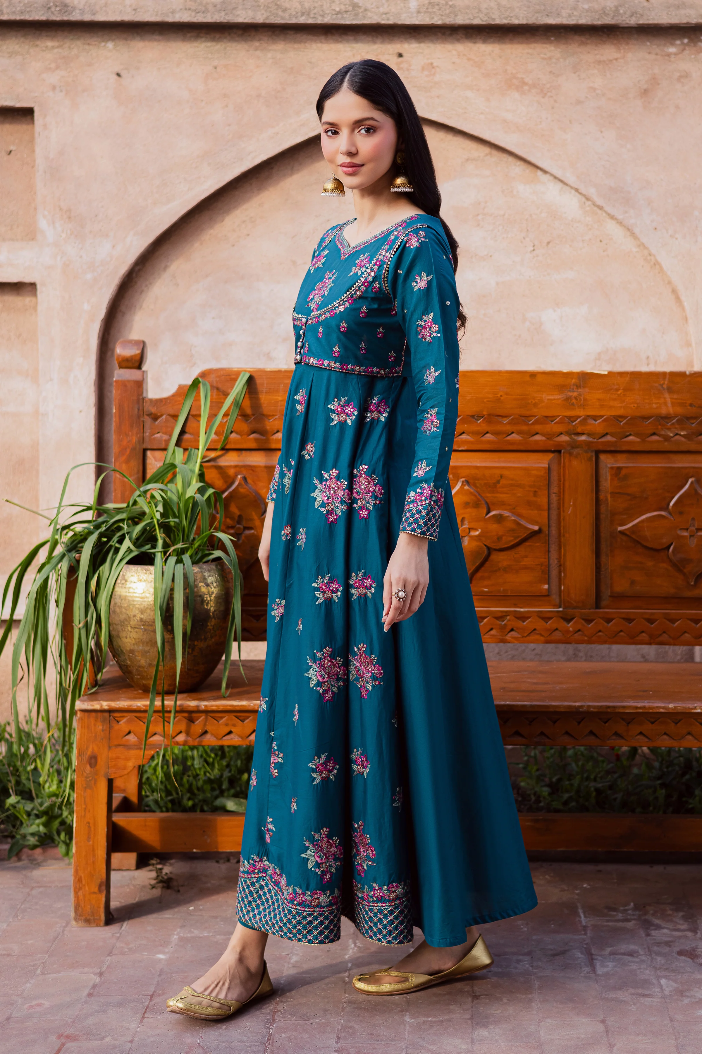Orla 2Pc - Festive Embroidered Lawn - Image 3