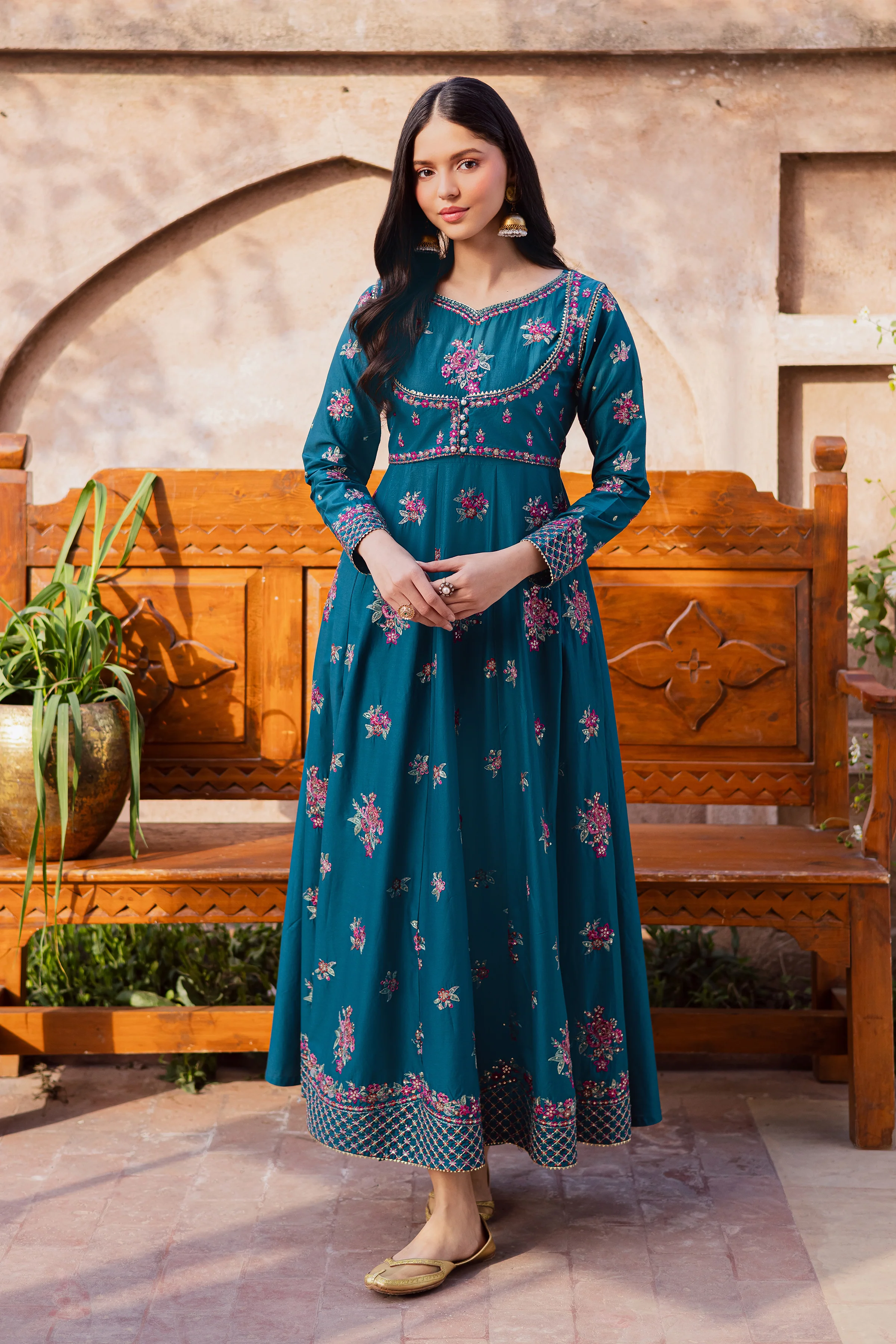 Orla 2Pc - Festive Embroidered Lawn - Image 6
