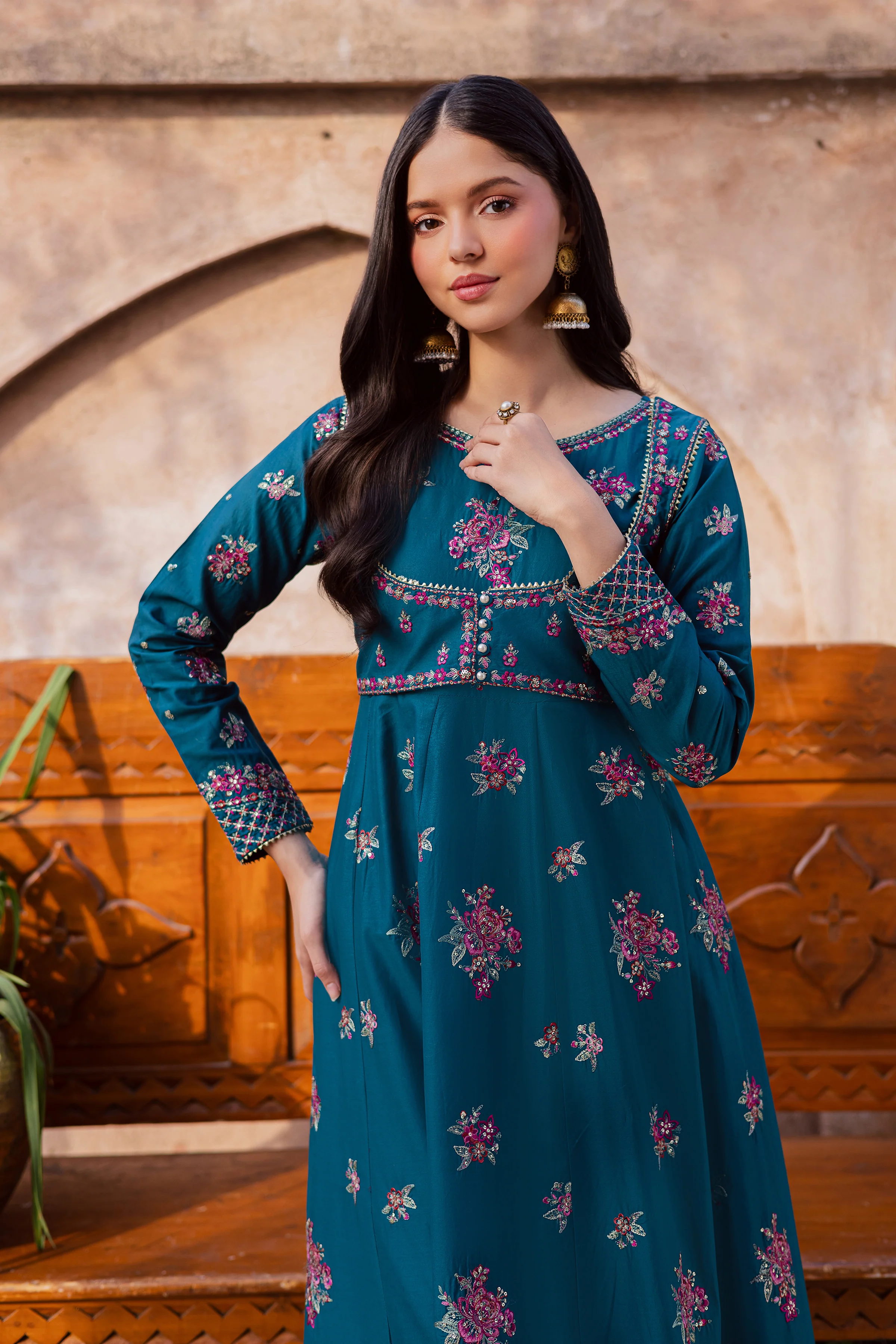 Orla 2Pc - Festive Embroidered Lawn - Image 9