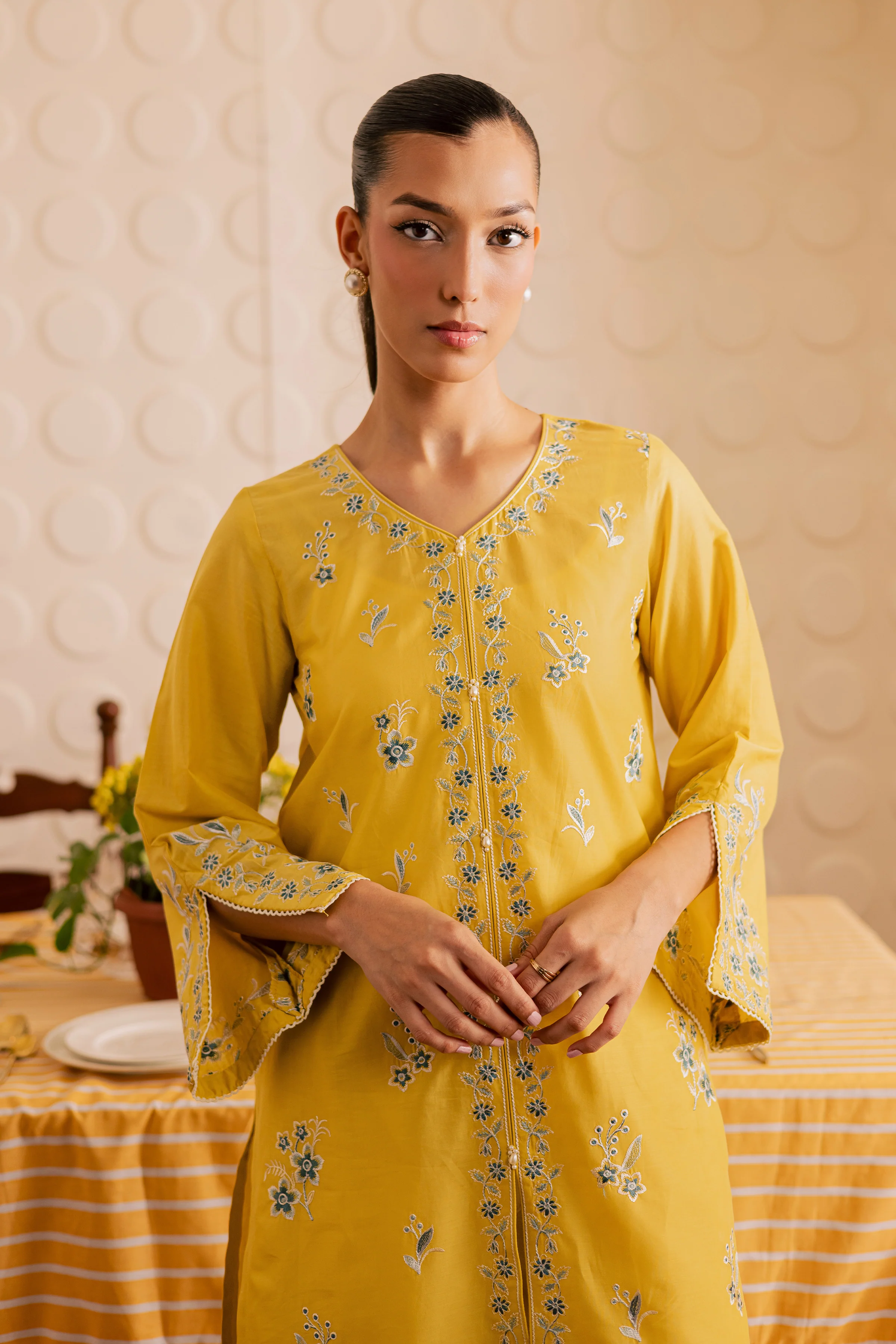 Butter Spread 2pc - Embroidered Lawn Pret - Image 2