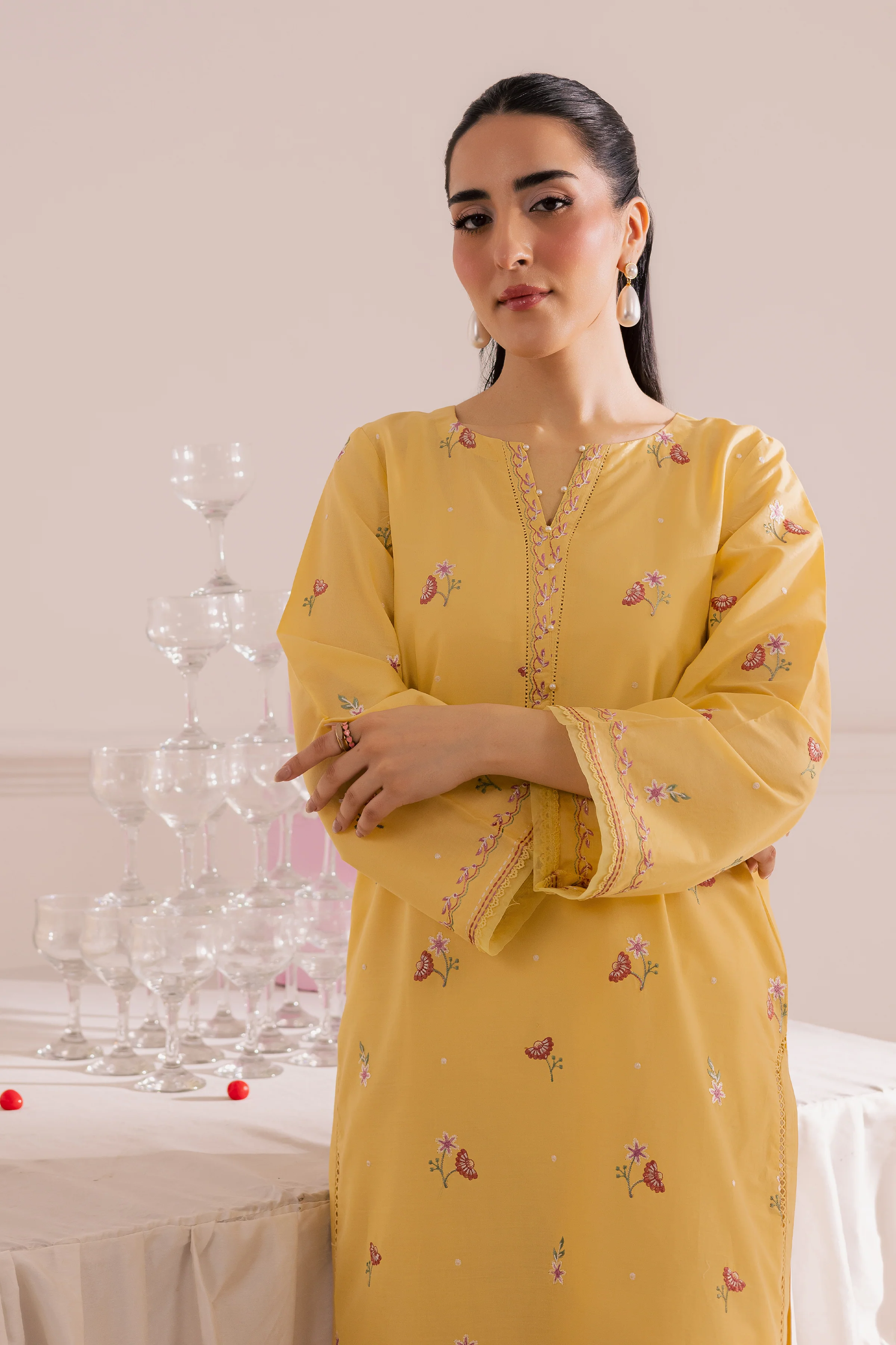 Butterfield 2Pc - Embroidered Casual Pret - Image 2