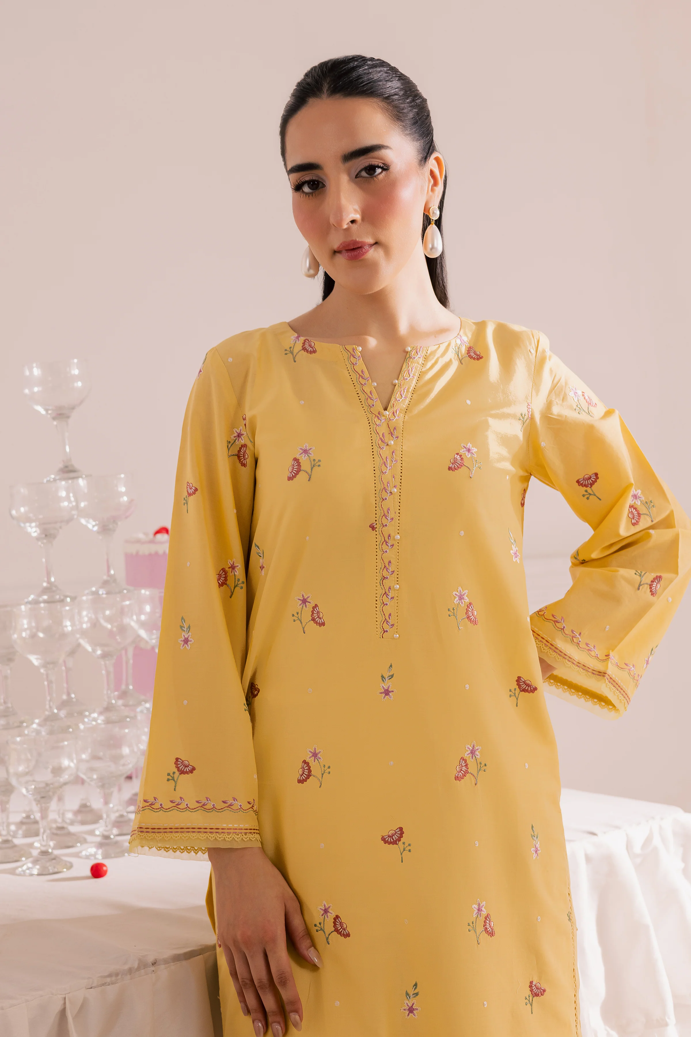 Butterfield 2Pc - Embroidered Casual Pret - Image 3