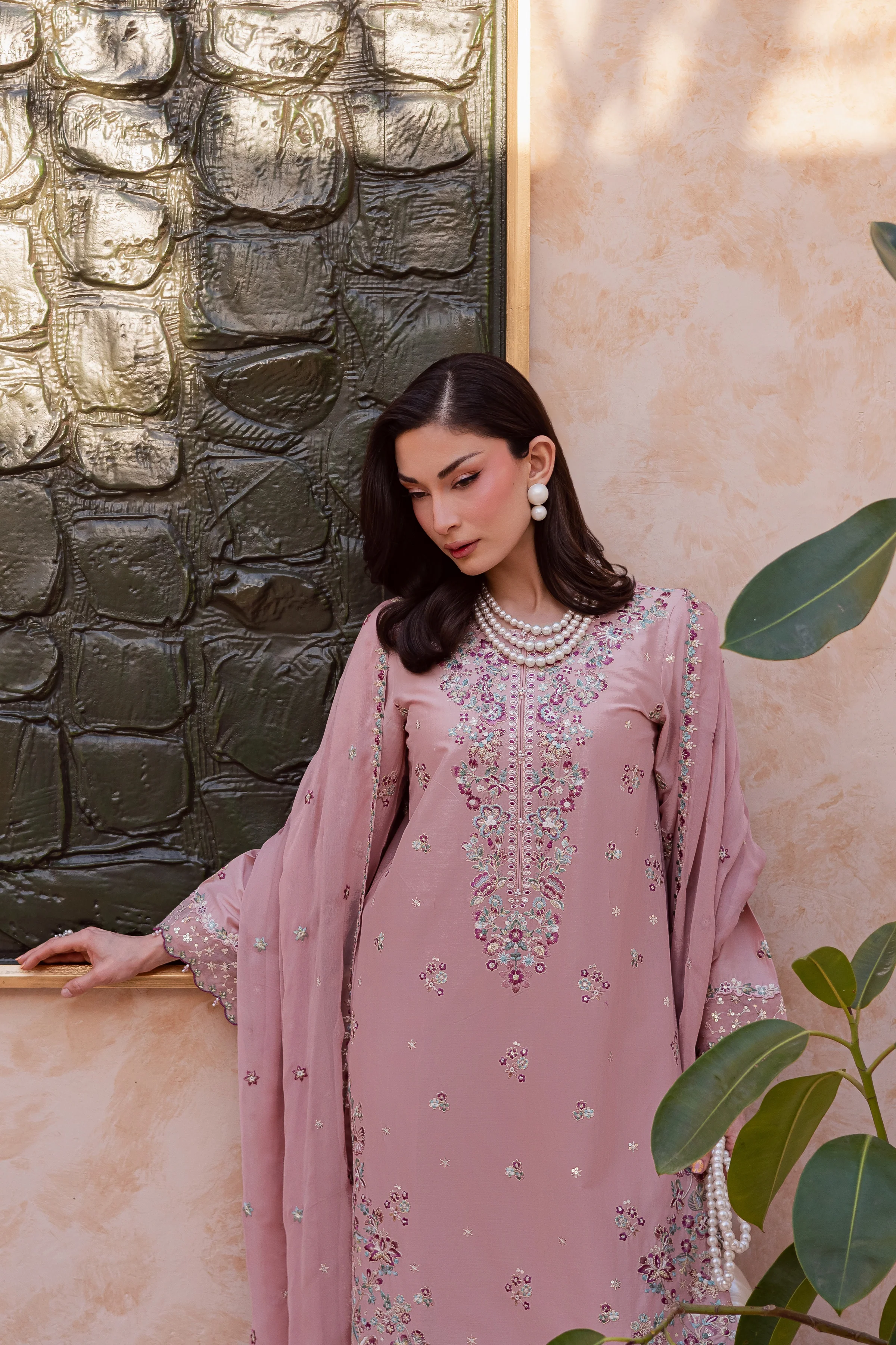 Candis 3Pc - Festive Embroidered Lawn - Image 4