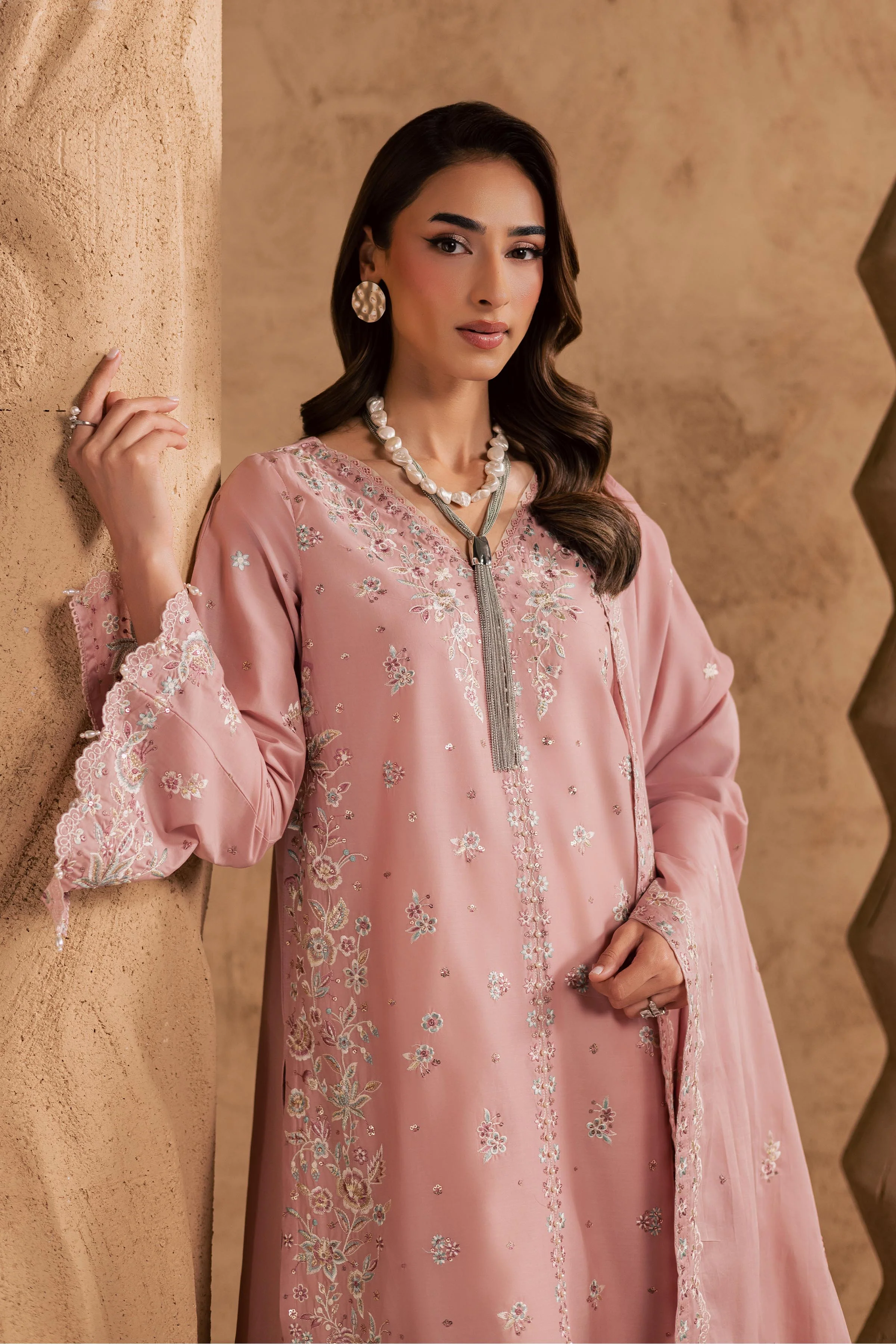 Candy 3Pc - Embroidered Festive Pret - Image 2