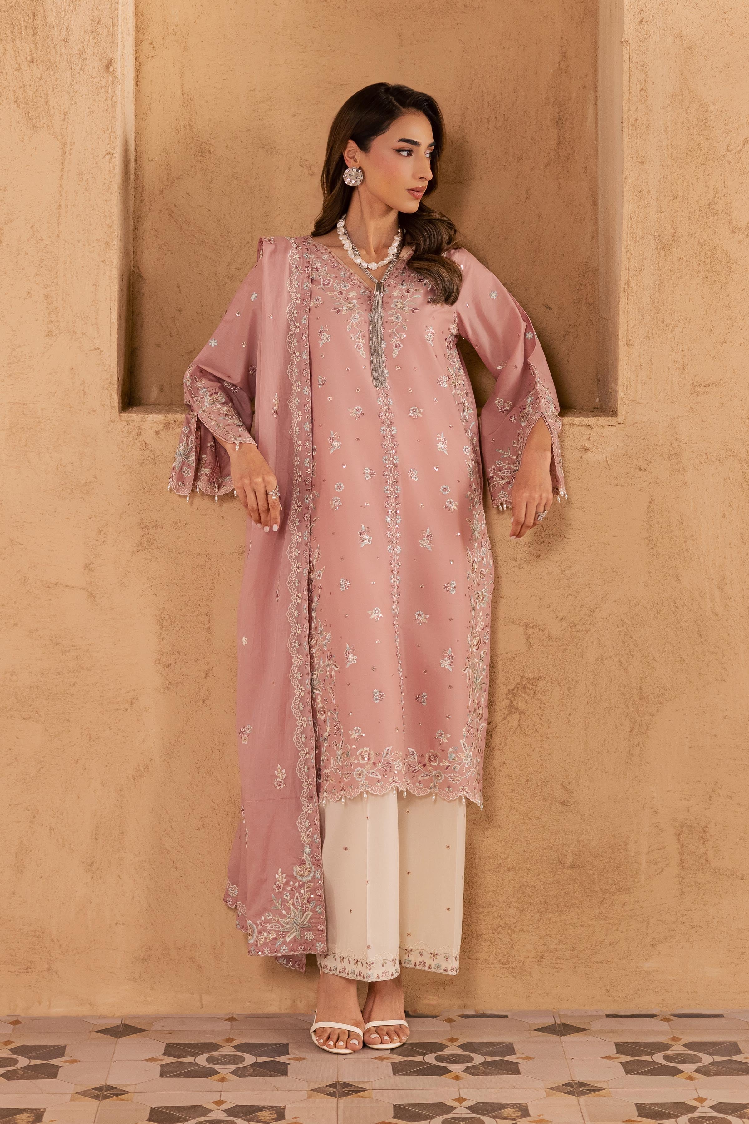 Candy 3Pc - Embroidered Festive Pret - Image 7