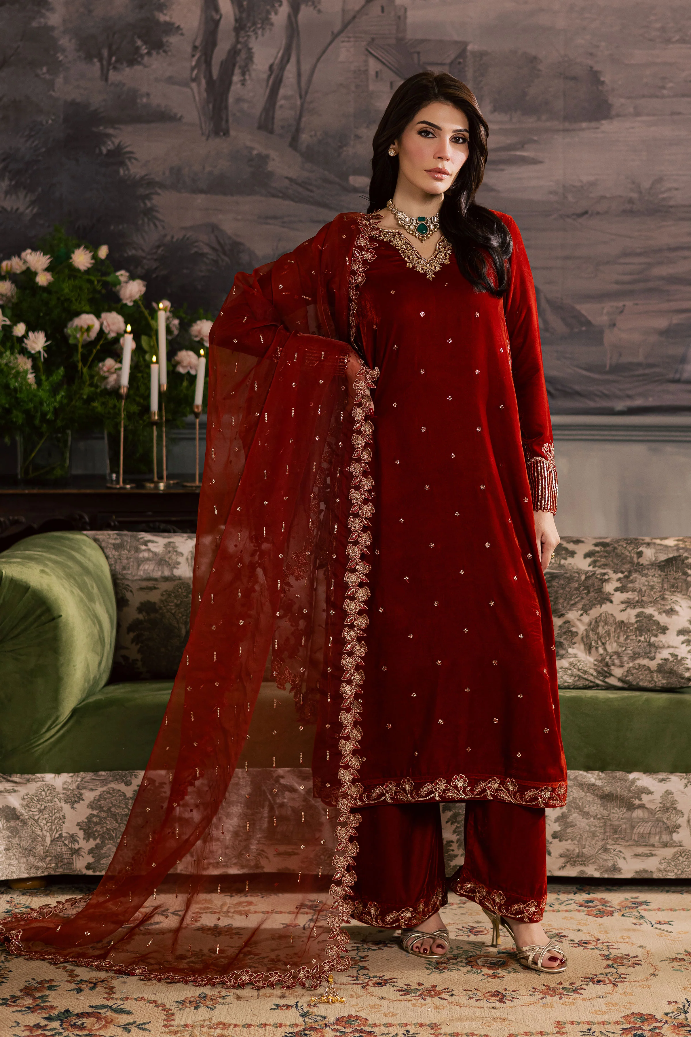 Carnelian 3Pc - Velvet Luxe Pret